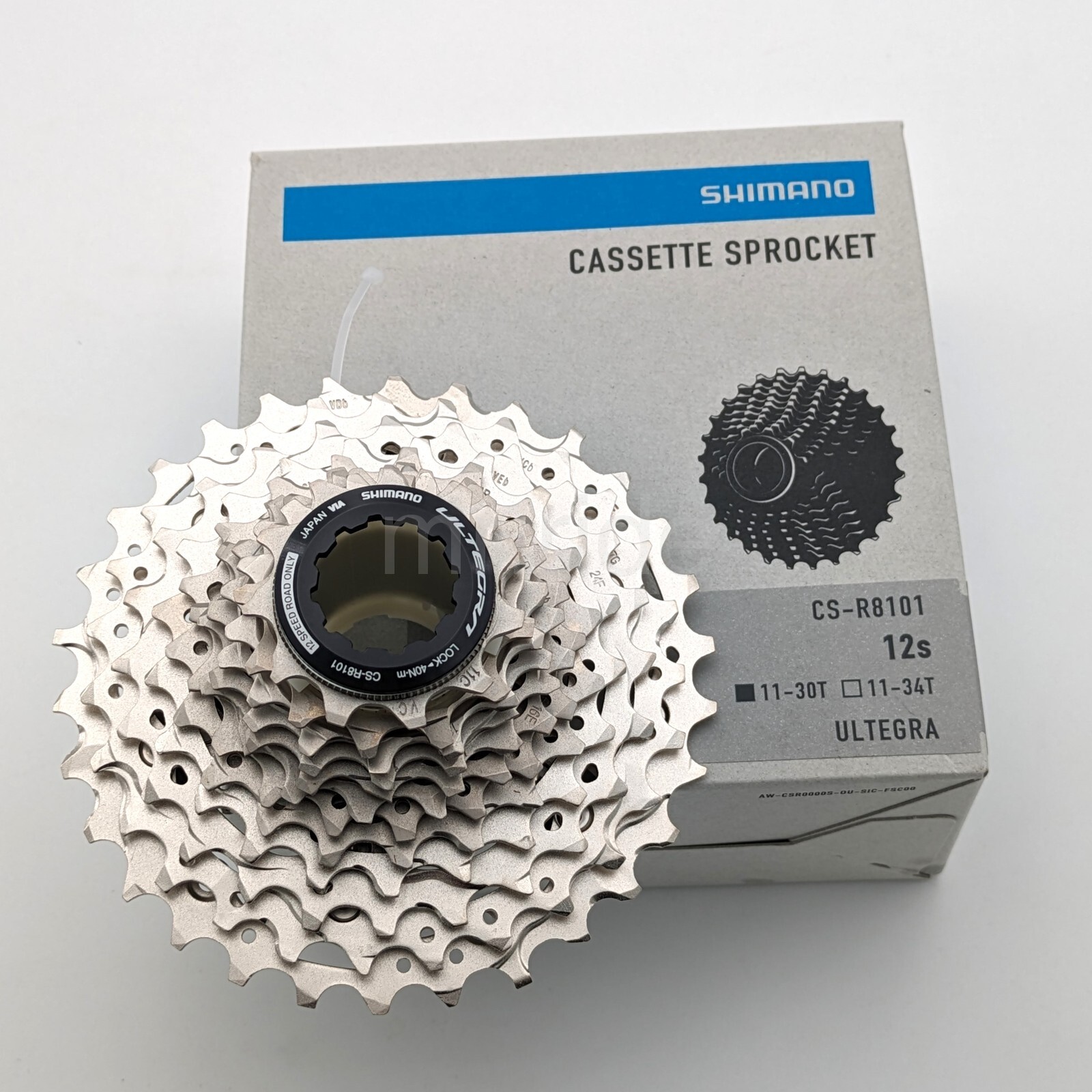 Shimano ULTEGRA CS-R8101-12 Road Cassette Sprocket 11-30T, 12-Speed HYPERGLIDE+