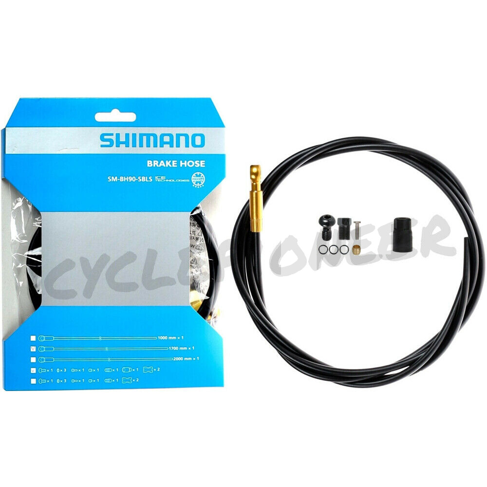 Shimano 1700mm (SM-BH90-SBLS) Brake Hose w/ Banjo for Saint NIB