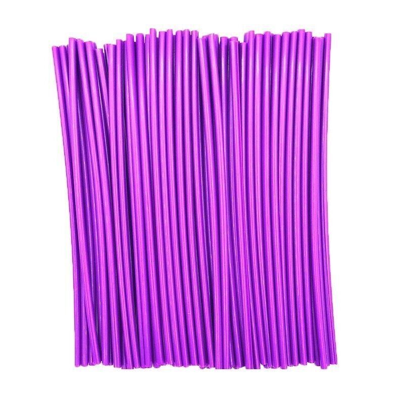 72pcs Dirt Bike Motorcycle Spoke Skin Cover Wheel Rim Guard Protector Wraps