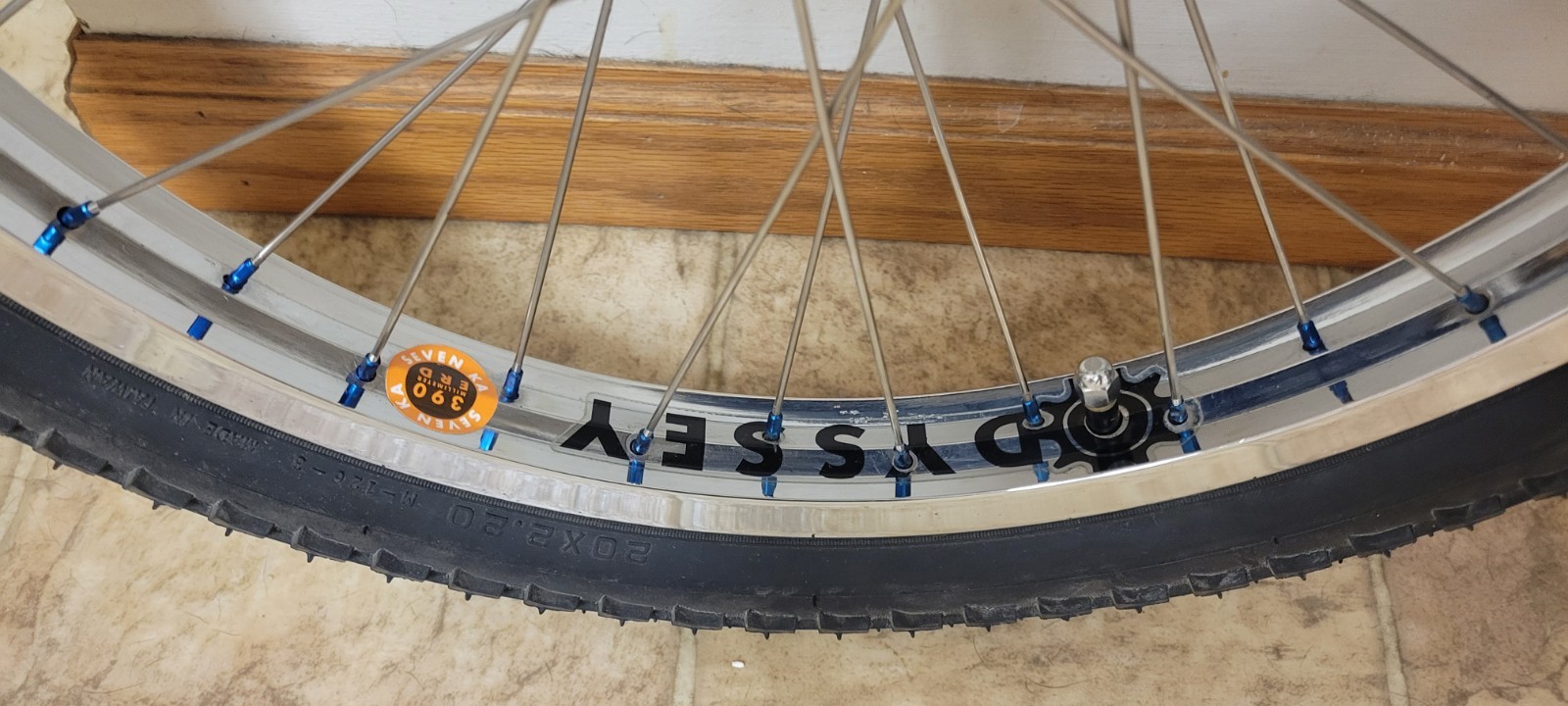 Chrome Odyssey 7KA 20” Rims W/ TNT Rapid Fire Hubs HOLY ROLLER tires Mid School