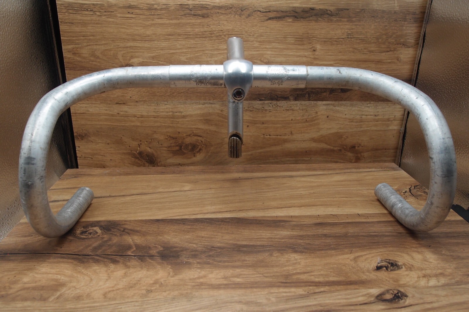 road bike drop bar Sakae Road Champion Japan + quill stem SR Forged AX-100
