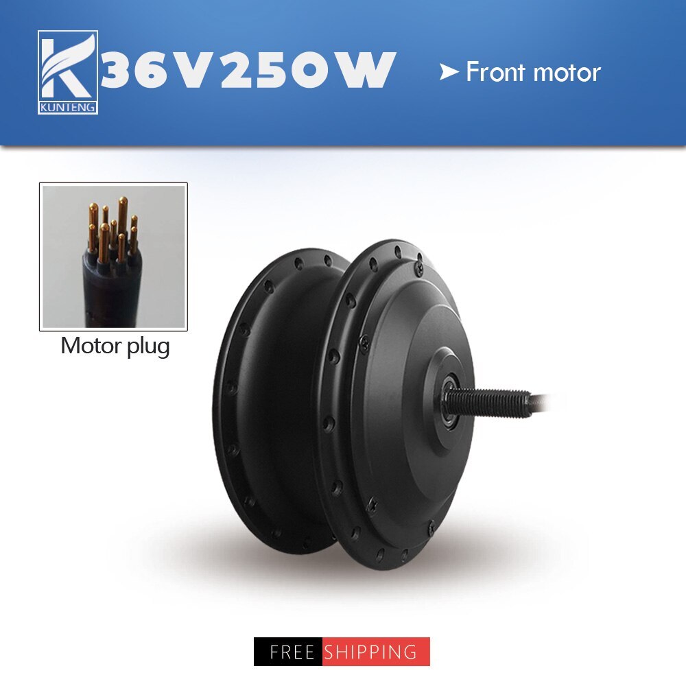 36V 48V 250W Ebike Brushless Gear Front Rear Motor Wheel Drive Conversion Kit