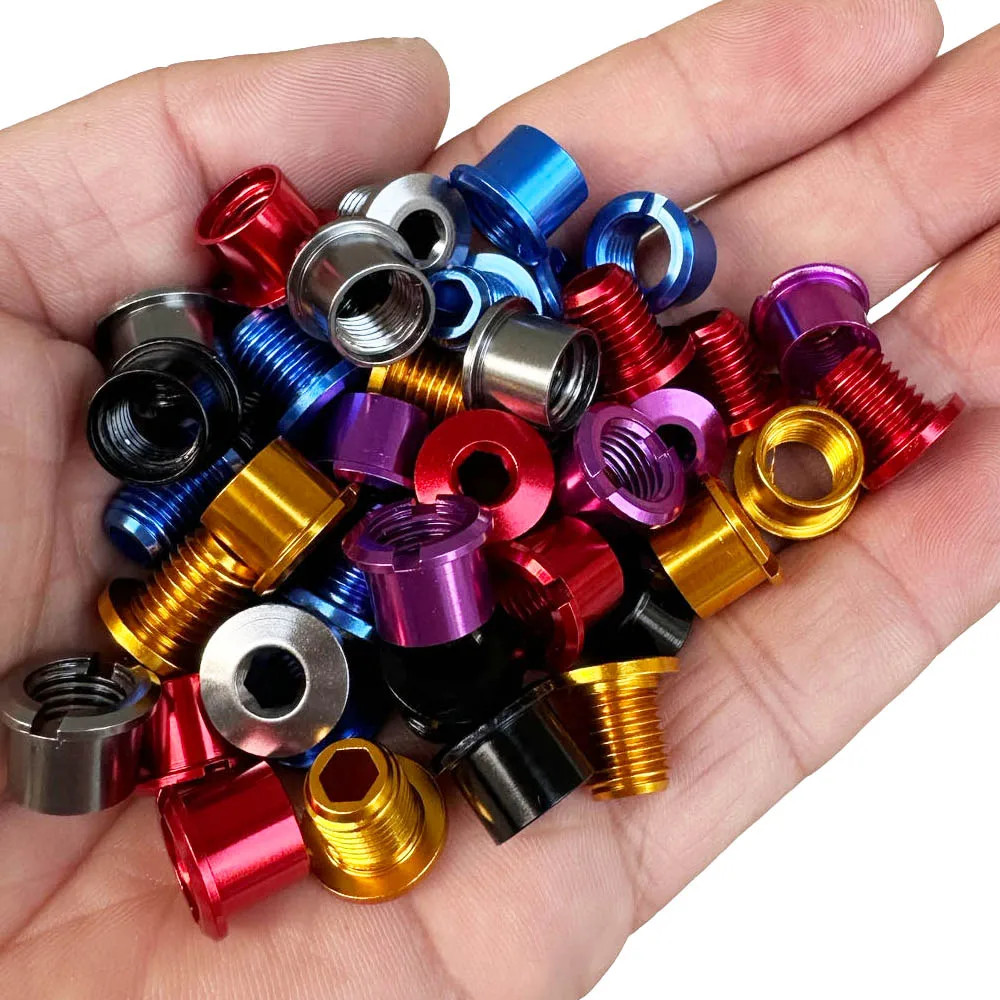 M8 Bike Chainring Bolts Crankset Screws MTB Road Single Double Triple Fixing