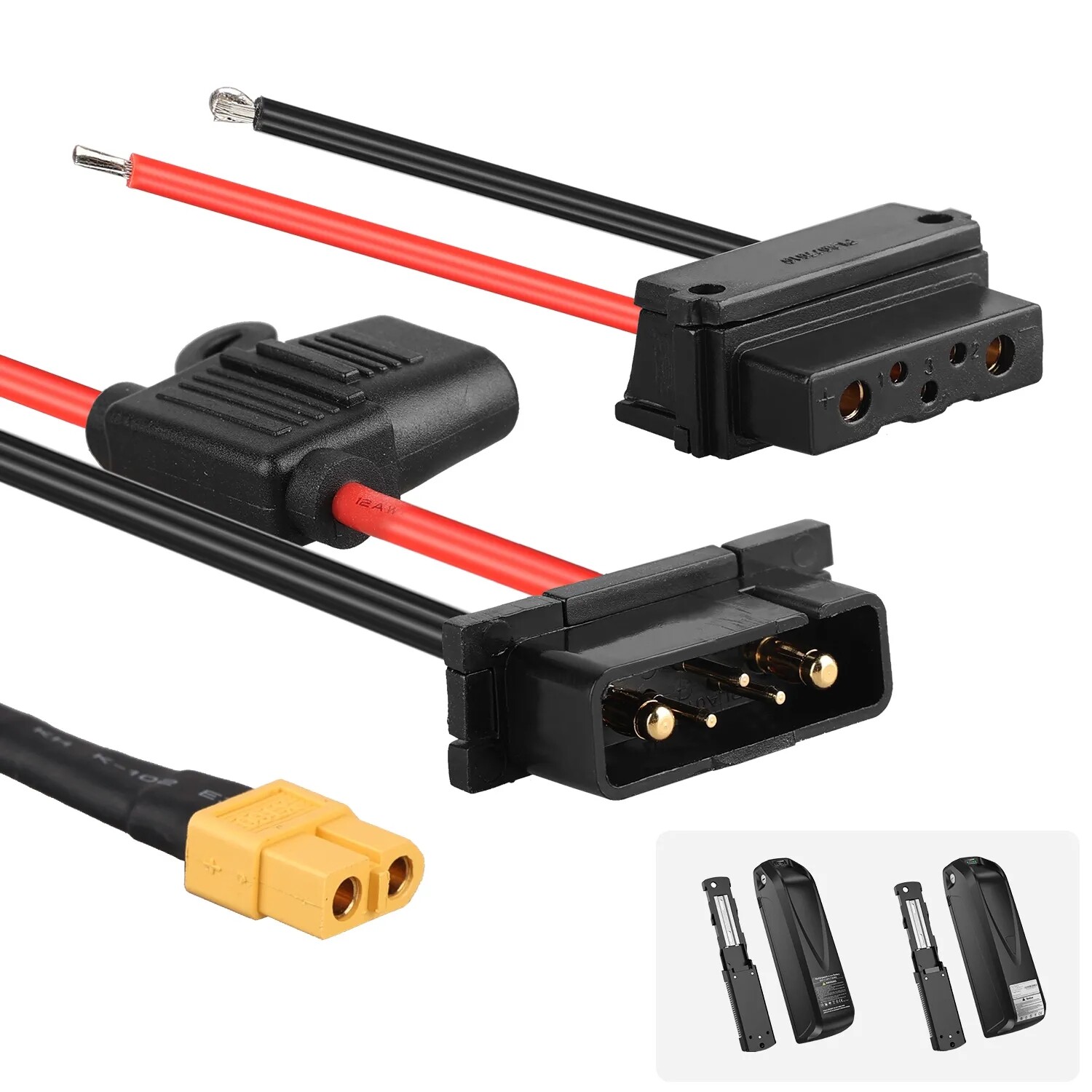 for Hailong Battery Power Box Discharge Connector Plug 5 Pin 6 Pins Battery Base