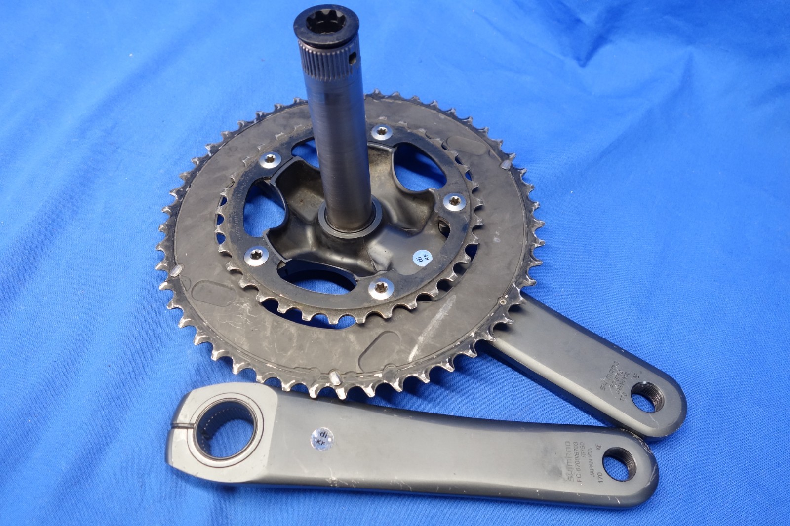 Shimano Ultegra FC-6750 2 x 9/10 Road Bike Crankset, 50/34t, 170mm Arm Length