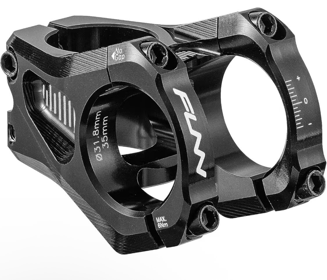 Funn Equalizer Bike Stem with Zero Rise – with 31.8mm Bar Clamp, 0 Degree All…