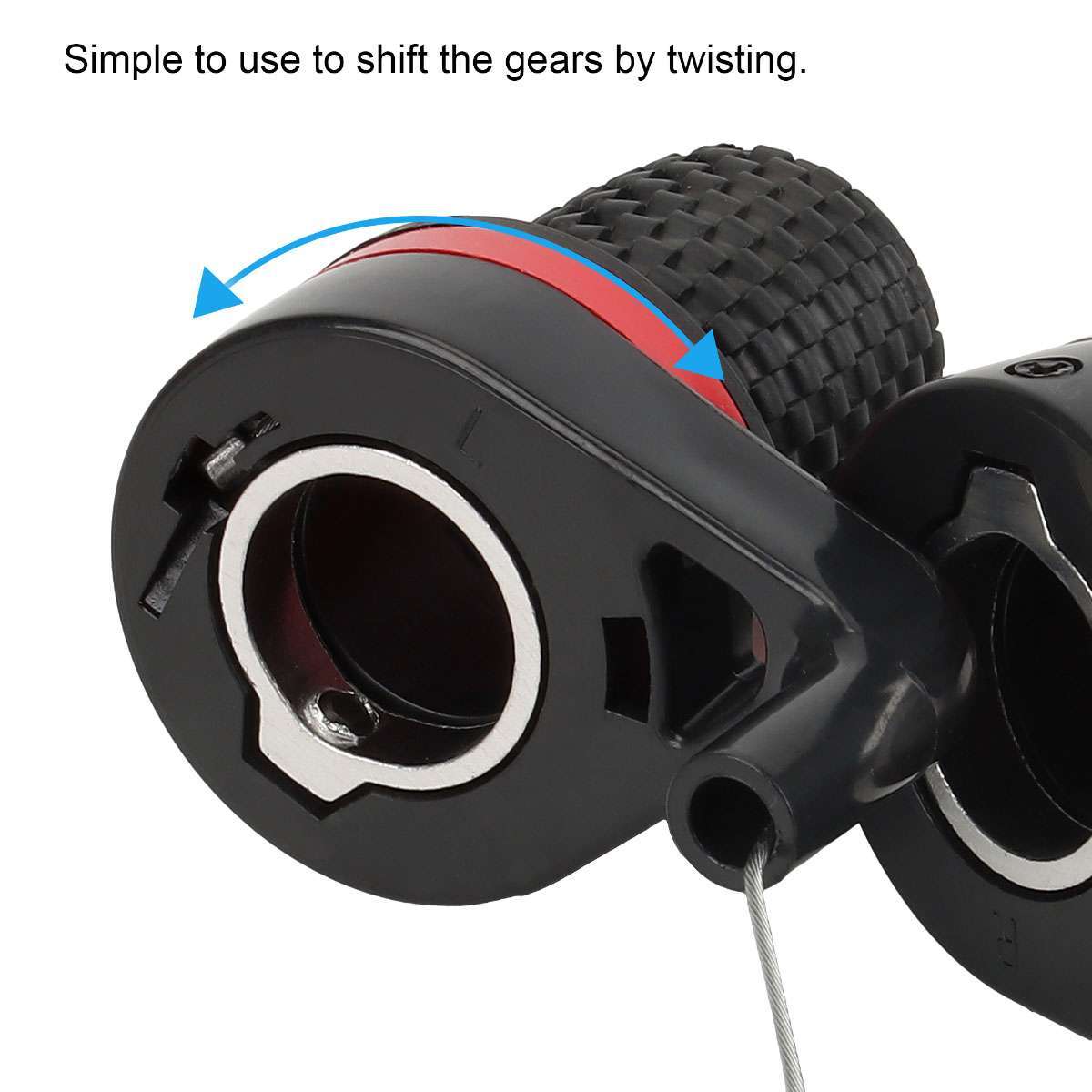 18/21 Speed Mountain Bike Twist Gear Shifter Set Handlebar Grips Cables Bicycle