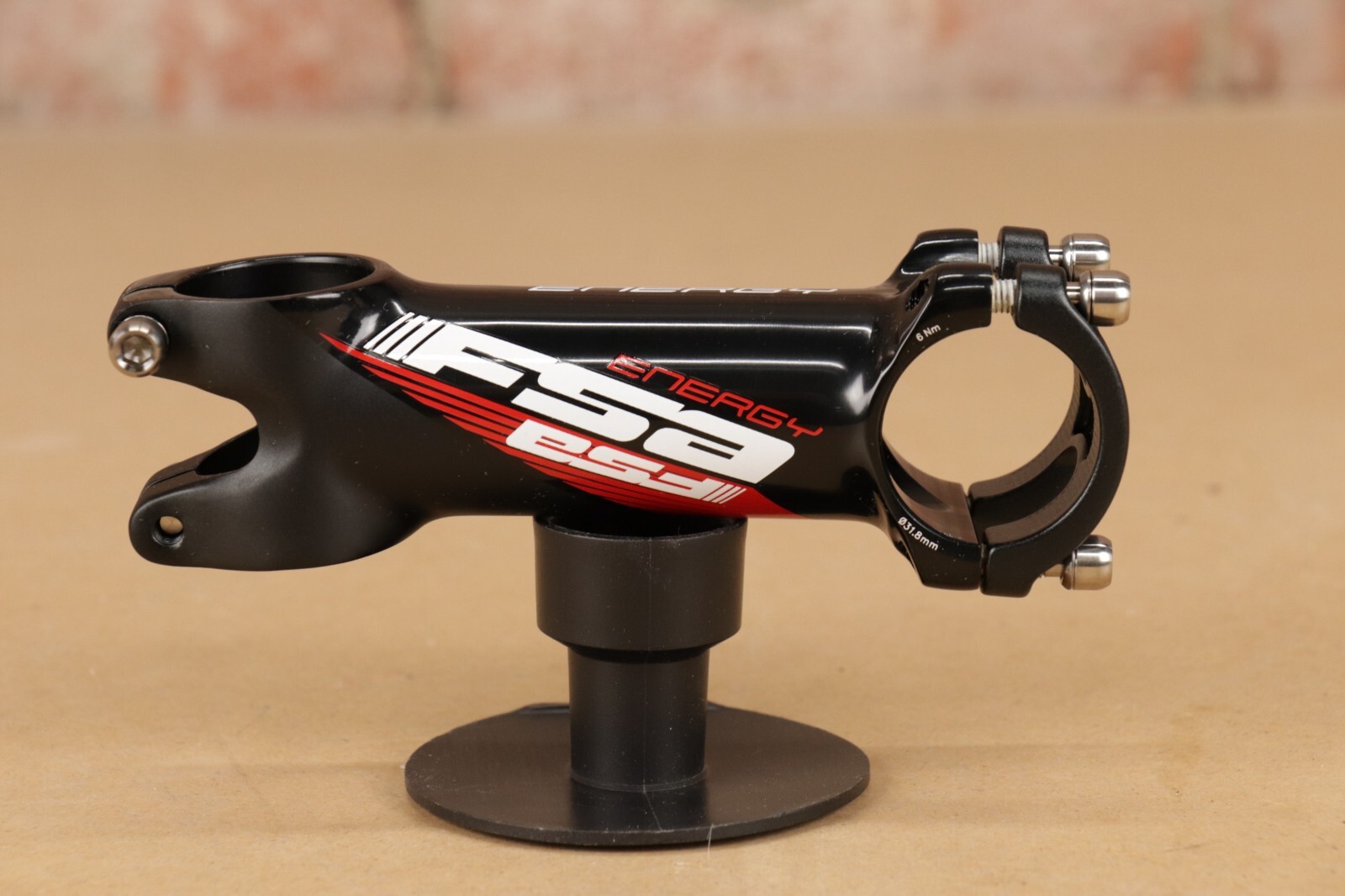 FSA Energy 1- 1/8 Threadless Bicycle Stem 100mm /±6º 31.8 Clamp Titanium Bolts