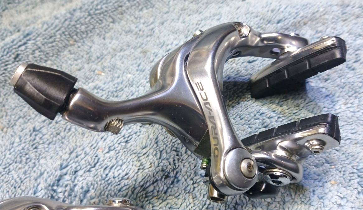 VGC, used, Shimano Dura-Ace BR-7800 Rim Brake Calipers Set, Very Good Condition