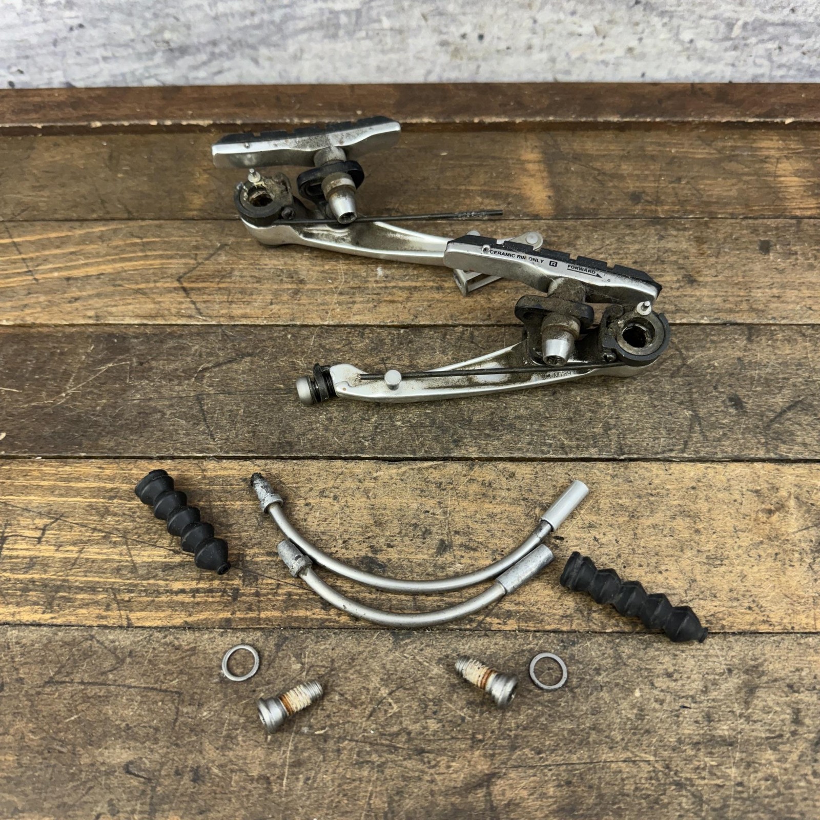 Vintage Shimano Deore XT BR-M739 V-Brake Caliper Single Silver BMX MTB 1990s