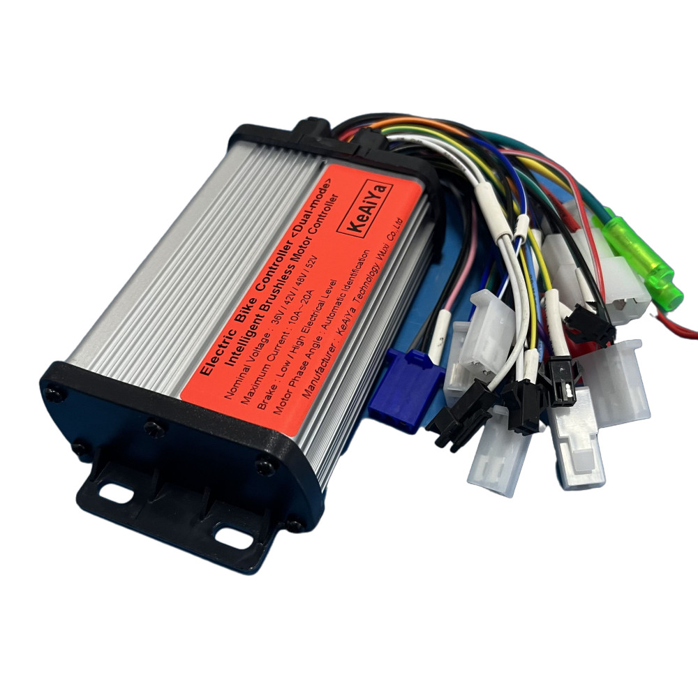 Ebike Controller 36v 42v 48v 52v 10A 20A Electric Scooter Bicycle Bike 250W 350W