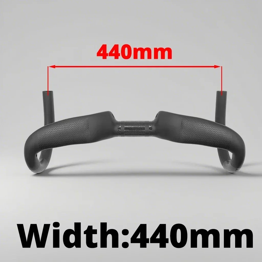 Carbon Integrated Gravel Bicycle Handlebar Internal Cable Routing 30mm 400-440mm