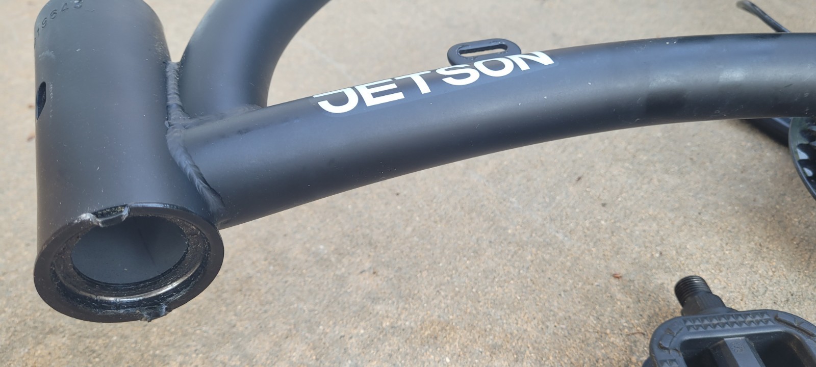 Jetson Bolt PRO Frame, Crank, Pedals assembly ﴾ BIKE PARTS ﴿‏