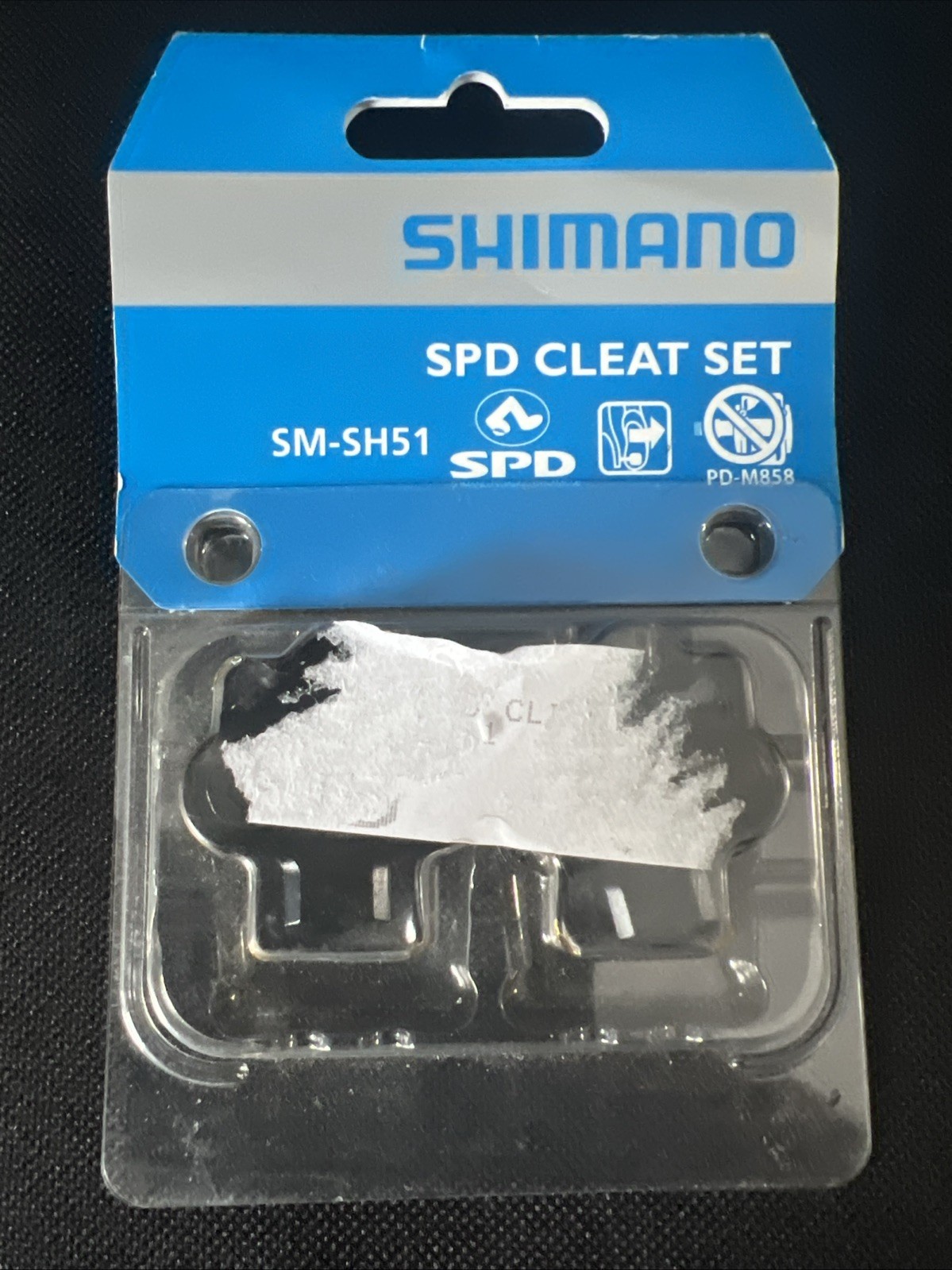 Shimano SM-SH51 SPD Cleats + Nuts fit PD-M520 M515 M505 Bike Pedals Set