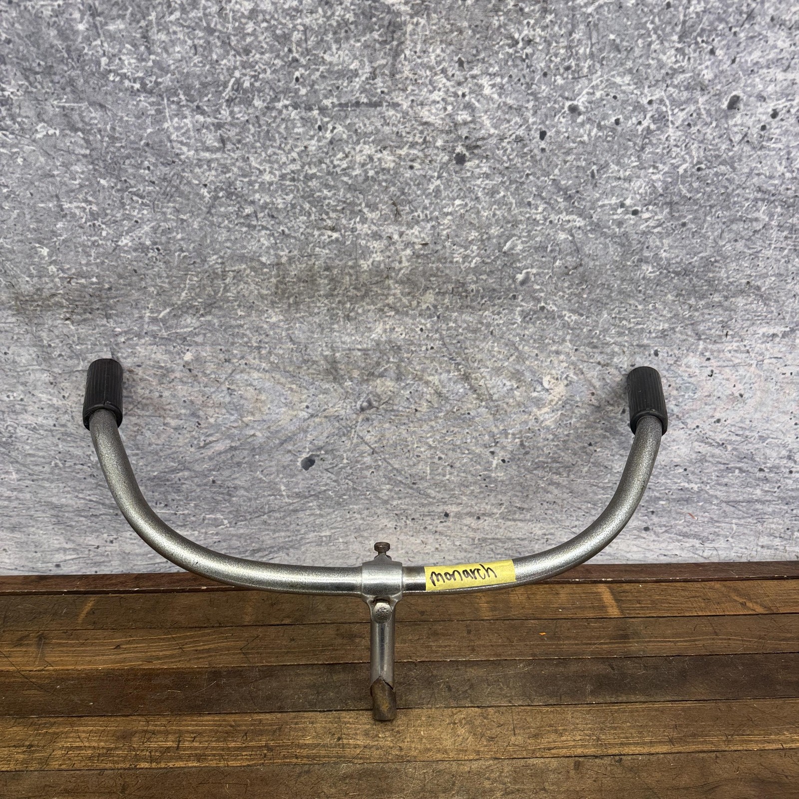 Vintage Monark Cruiser Handlebar Stem Bar Balloon Tire Schwinn Chubby Grips