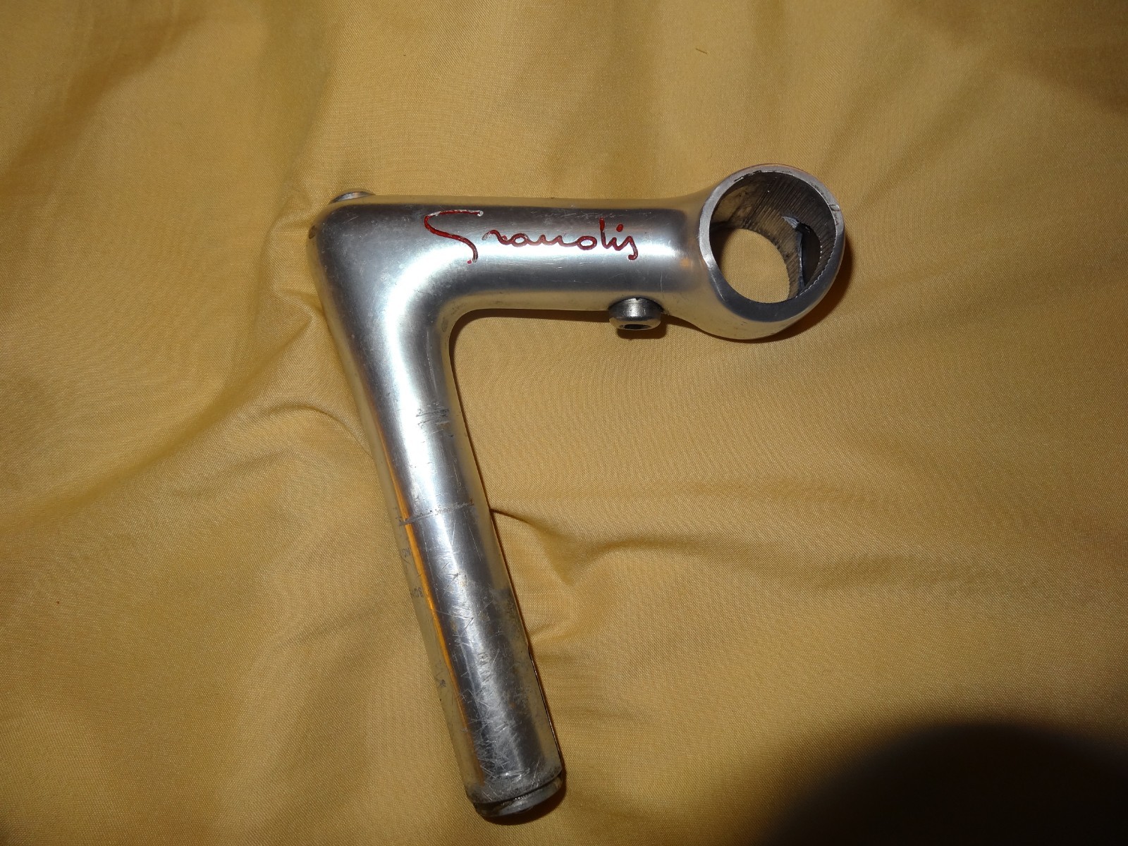 1980s Grandis Pantographed Cinelli 1R Road Stem 95mm w/ Cinelli 66-42 bar