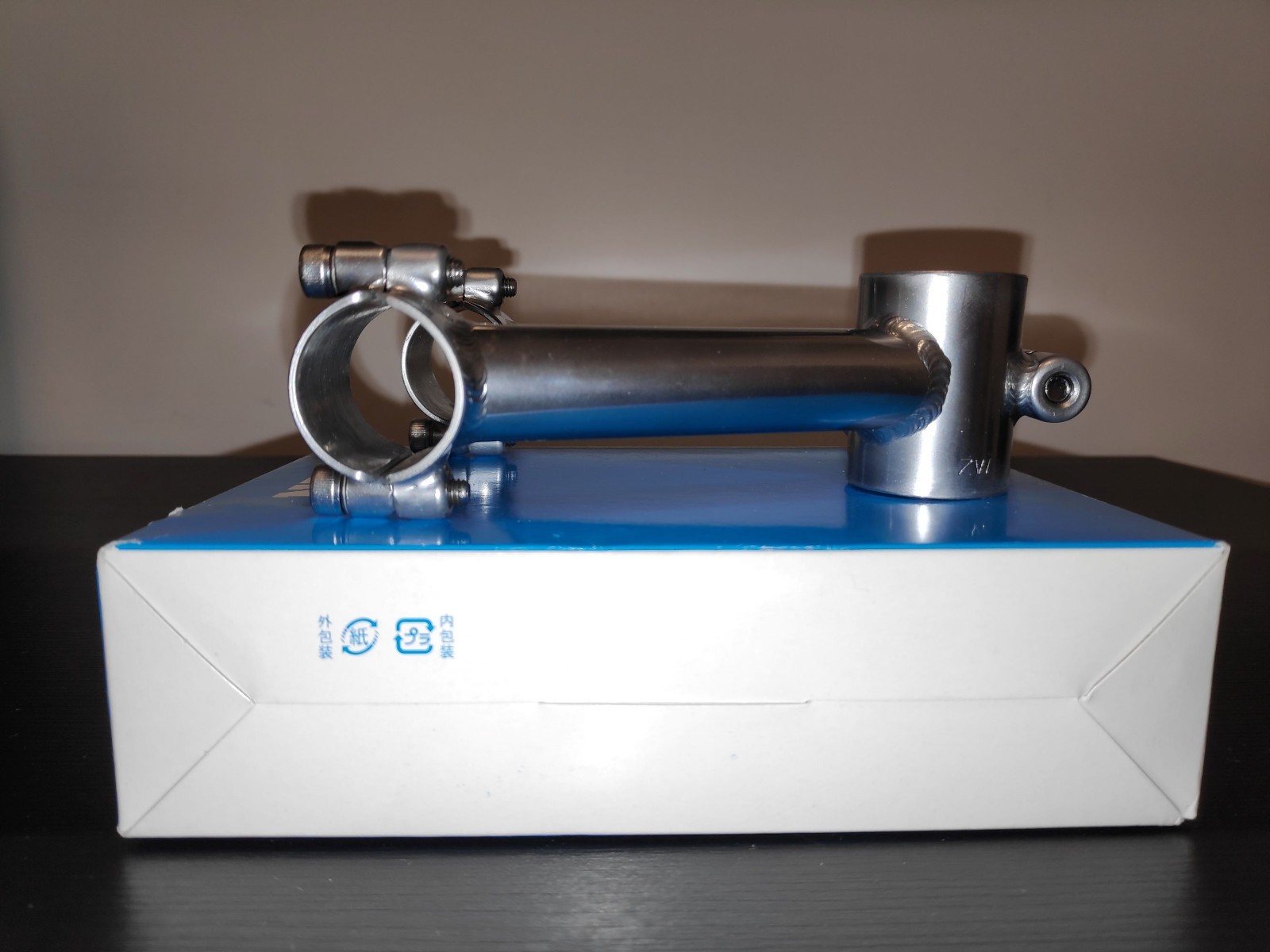 Nitto V4 stem – 100mm – zero degree rise – silver