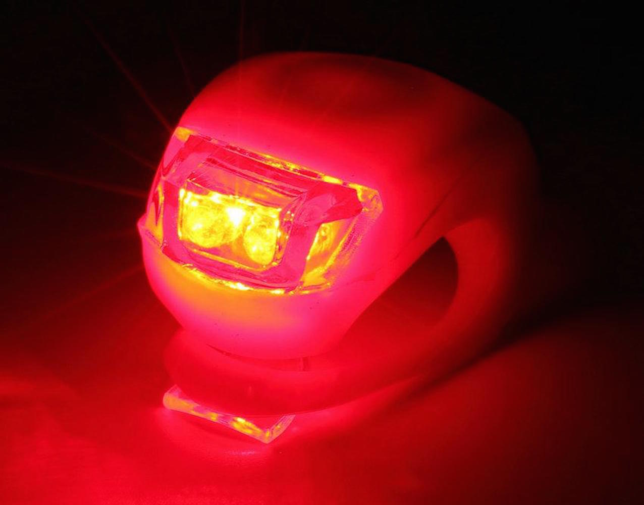 FRAME HANDLEBAR flash LED Bicycle Bike Waterproof Frog Head rear Tail bar Light