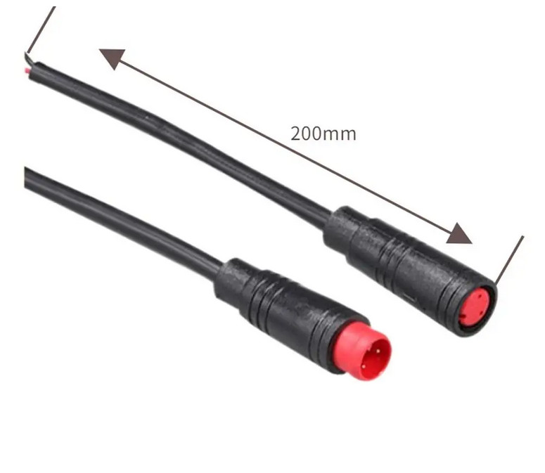 Waterproof Connector For Ebike Julet Basic Connector 2 – 6 Pin Cable