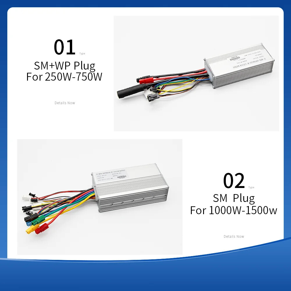 E-bike Controller and Display 36/48/52V 250-1500w Electric Bicycle Conversie Kit