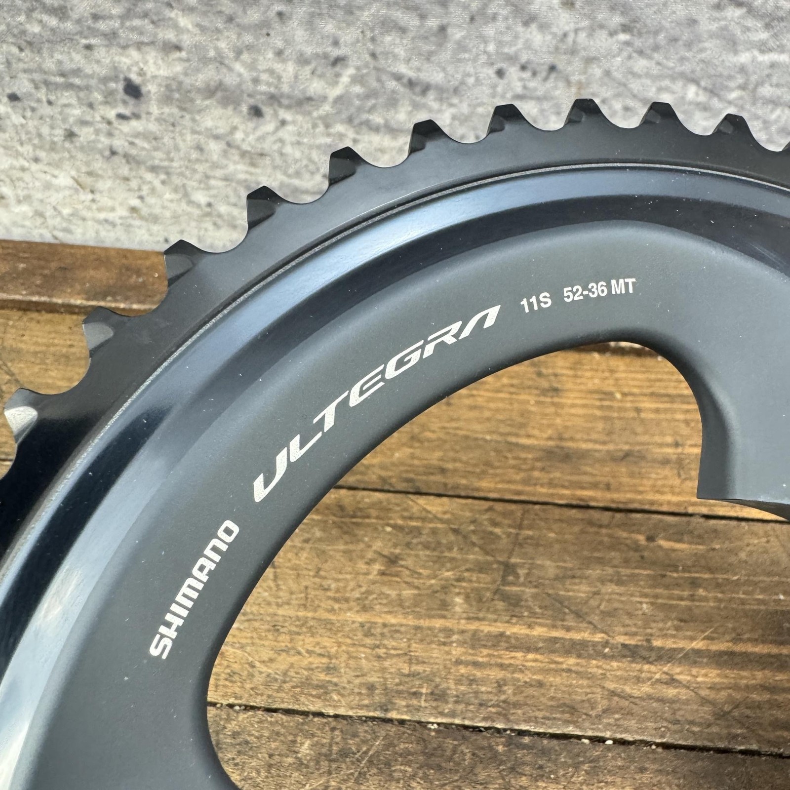 Shimano Ultegra 52T Chainring FC-R8000 110 BCD Gray 11s Road Asymmetric 52 Tooth
