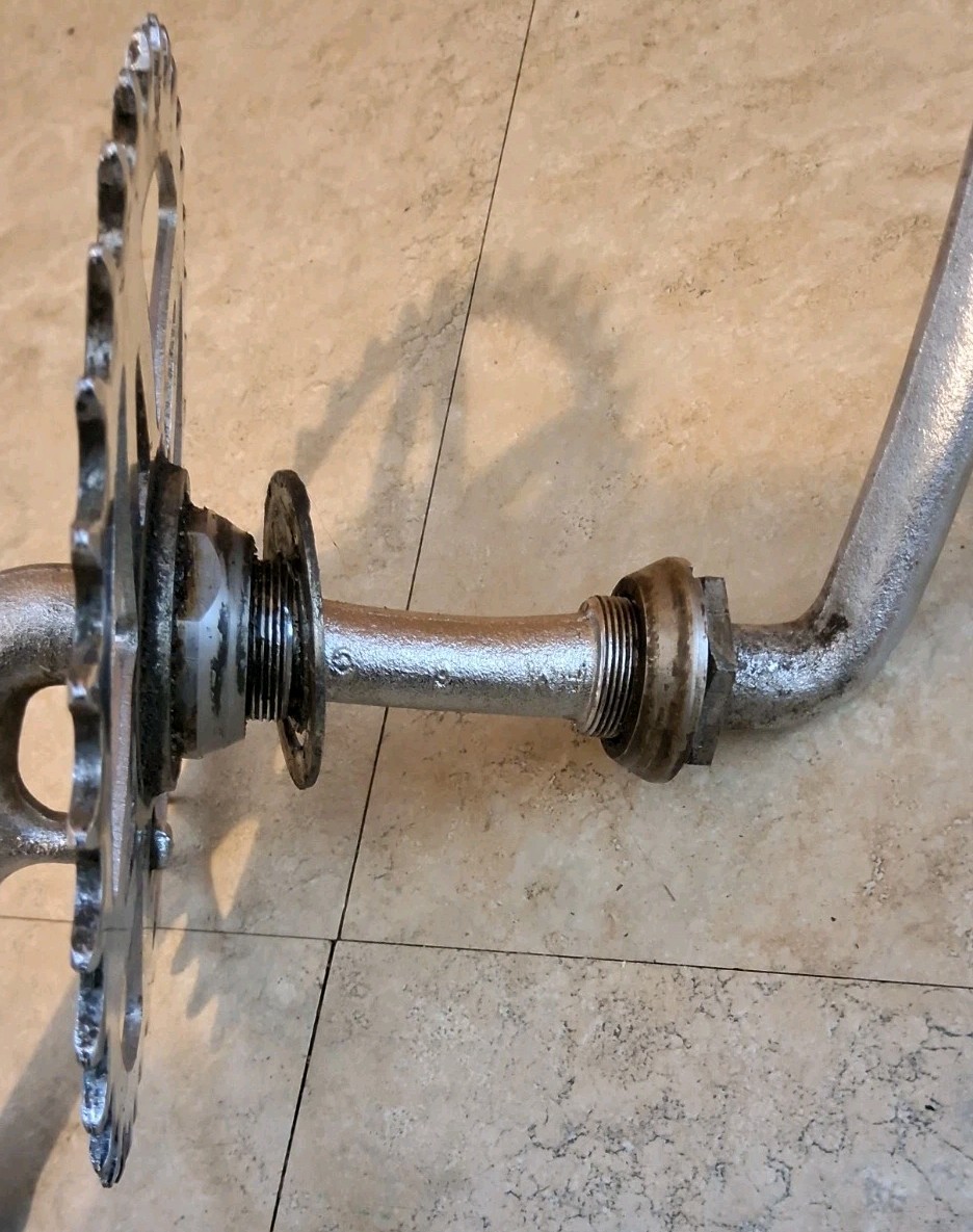 Vintage Steel Sprocket 36 Tooth With Crank Arms And Pedals Swinger Muscle Bike