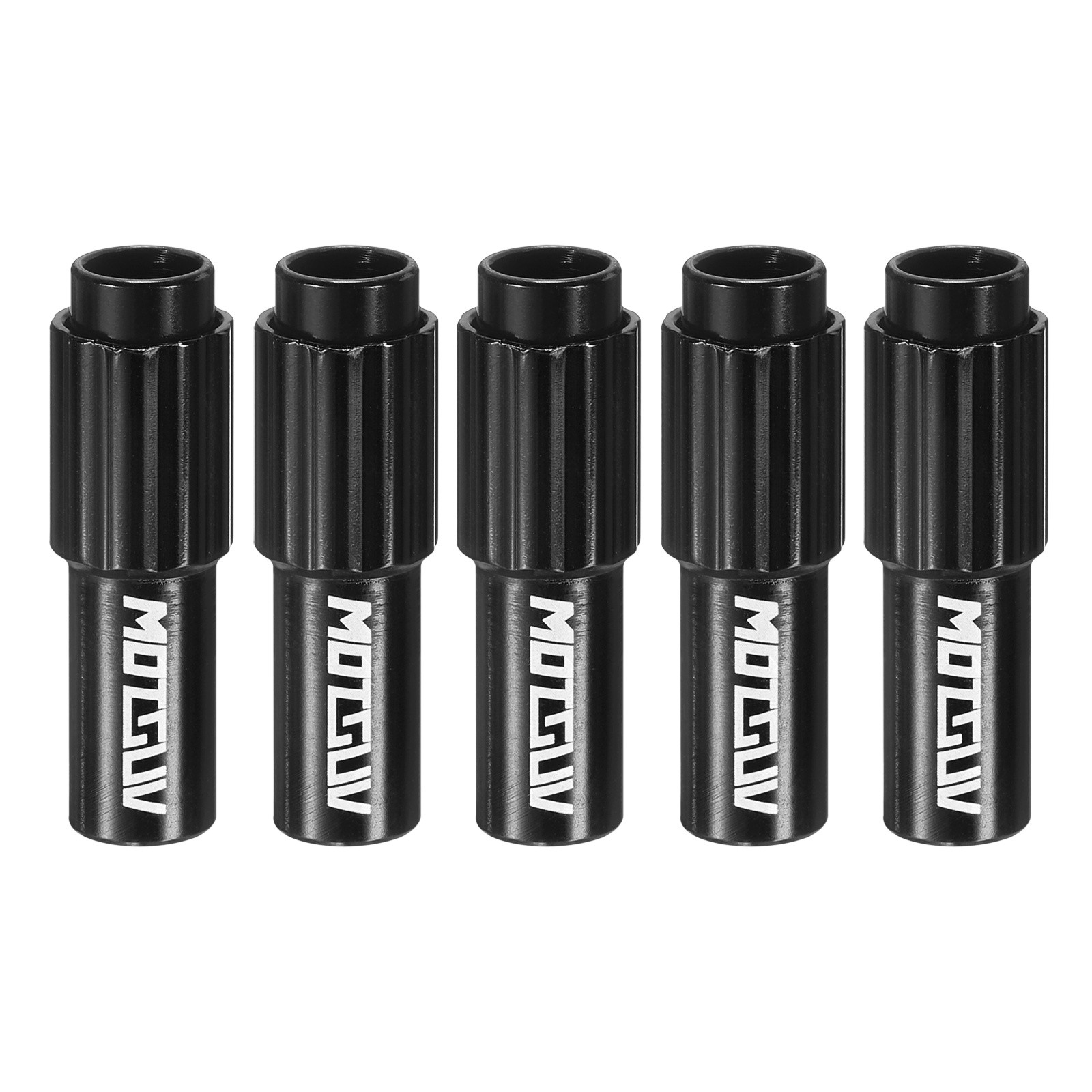 5pcs Bike Inline Cable Adjuster Brake Cable Gear Shift Connector Black