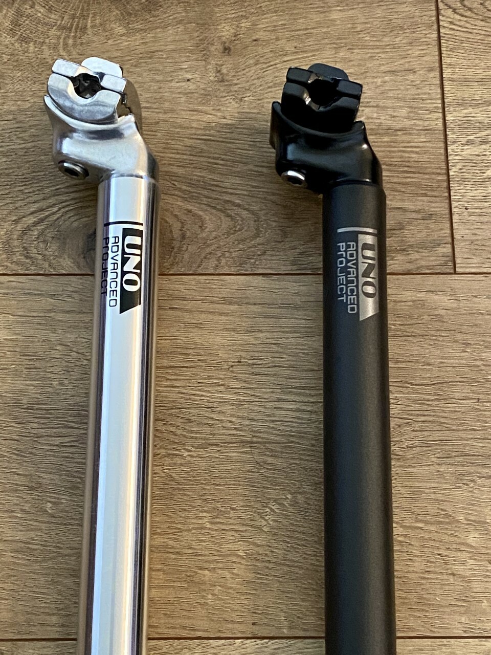 NEW UNO Seat Post 28.6mm x 350mm MTB Trekking Road Bicycle , Black or Silver