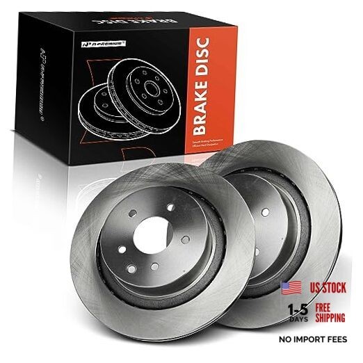 13 inch (330mm) Disc Brake Rotors Compatible with Select Infiniti Rear Vented
