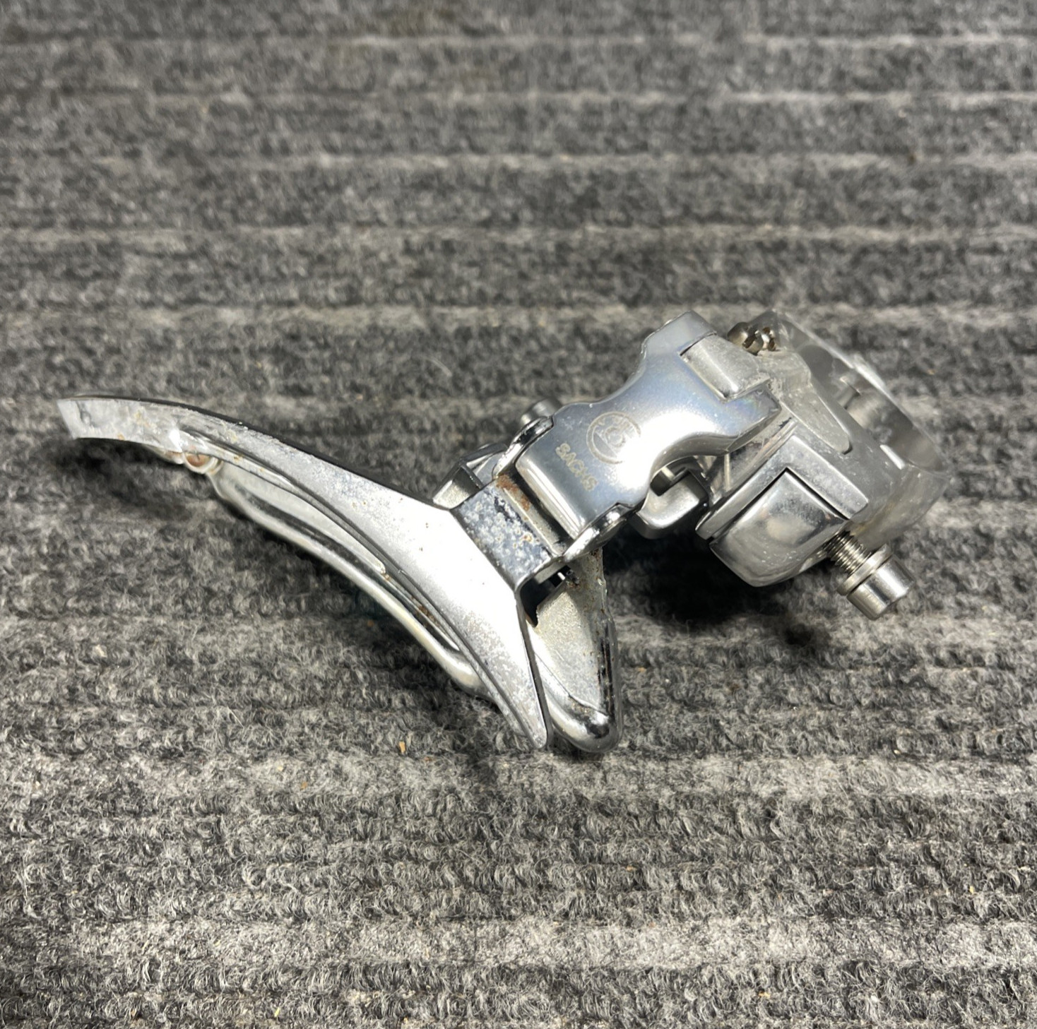Vintage Sachs Huret Quartz Triple Front Derailleur Top Pull Clamp On 34.8mm MTB