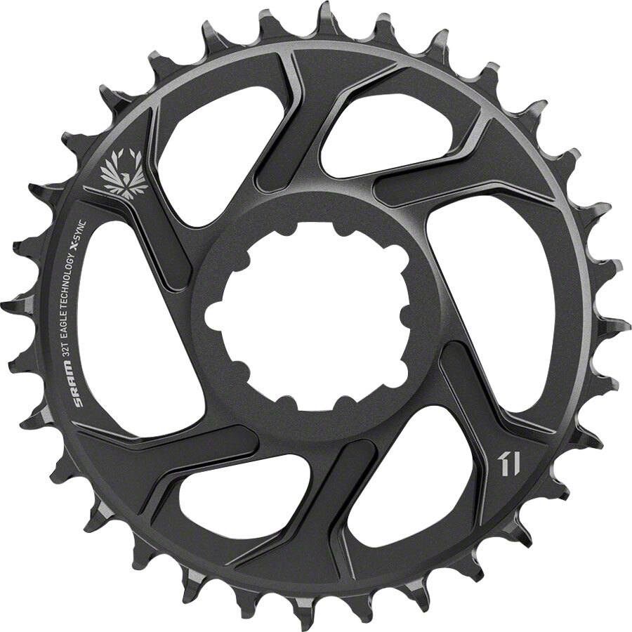 SRAM X-Sync 2 Eagle Chainring 32t SRAM Direct Mount 12-Speed Aluminum Black