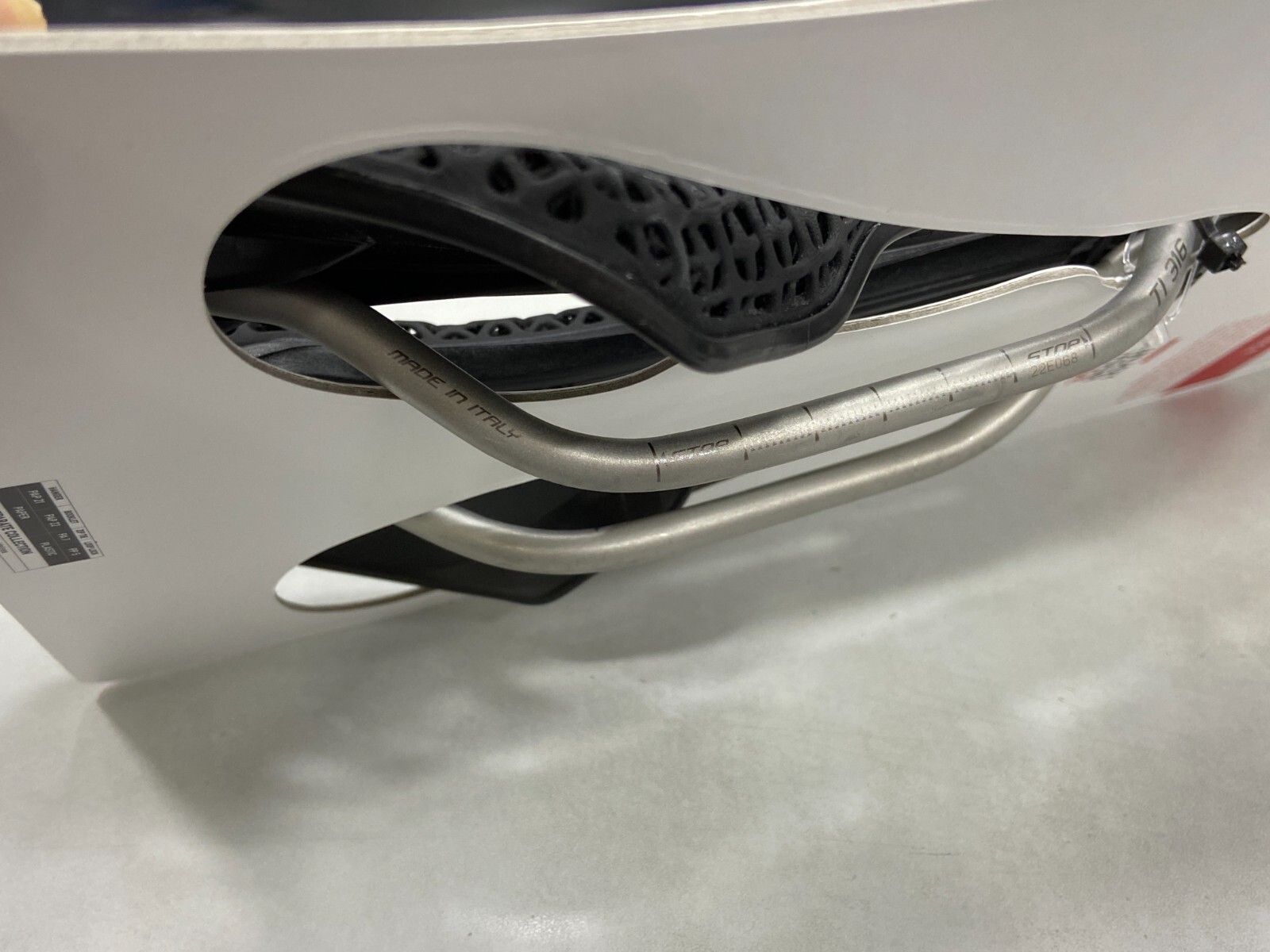 Selle Italia SLR Boost 3D Ti316 Superflow L3(145x248mm) Bicycle Saddle (Black)