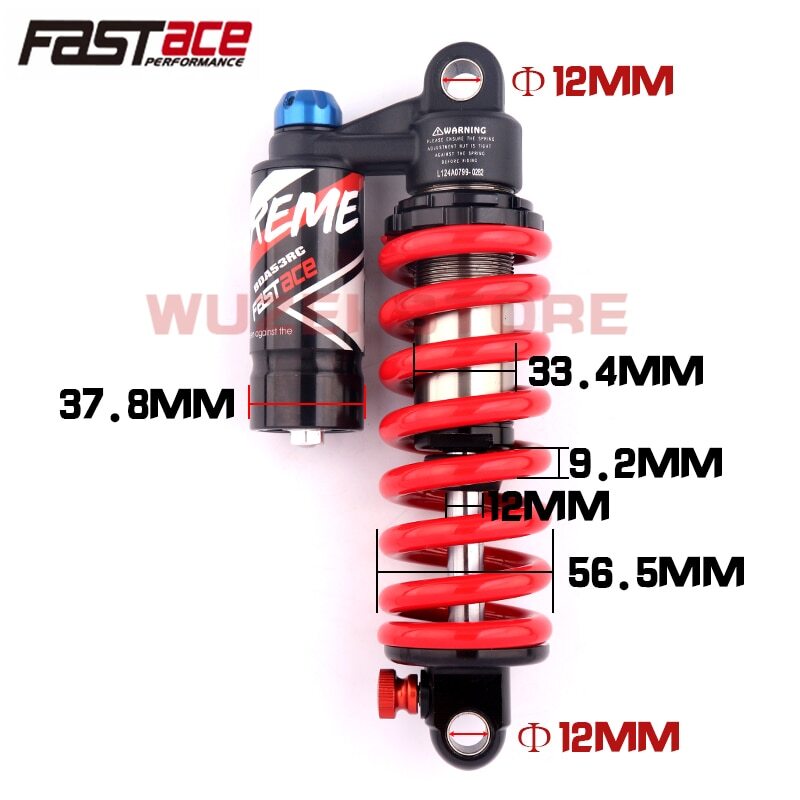 FASTACE BDA53RC MTB Bicycle Downhill DH Rear Shock 220mm 190mm 200/210/240mm