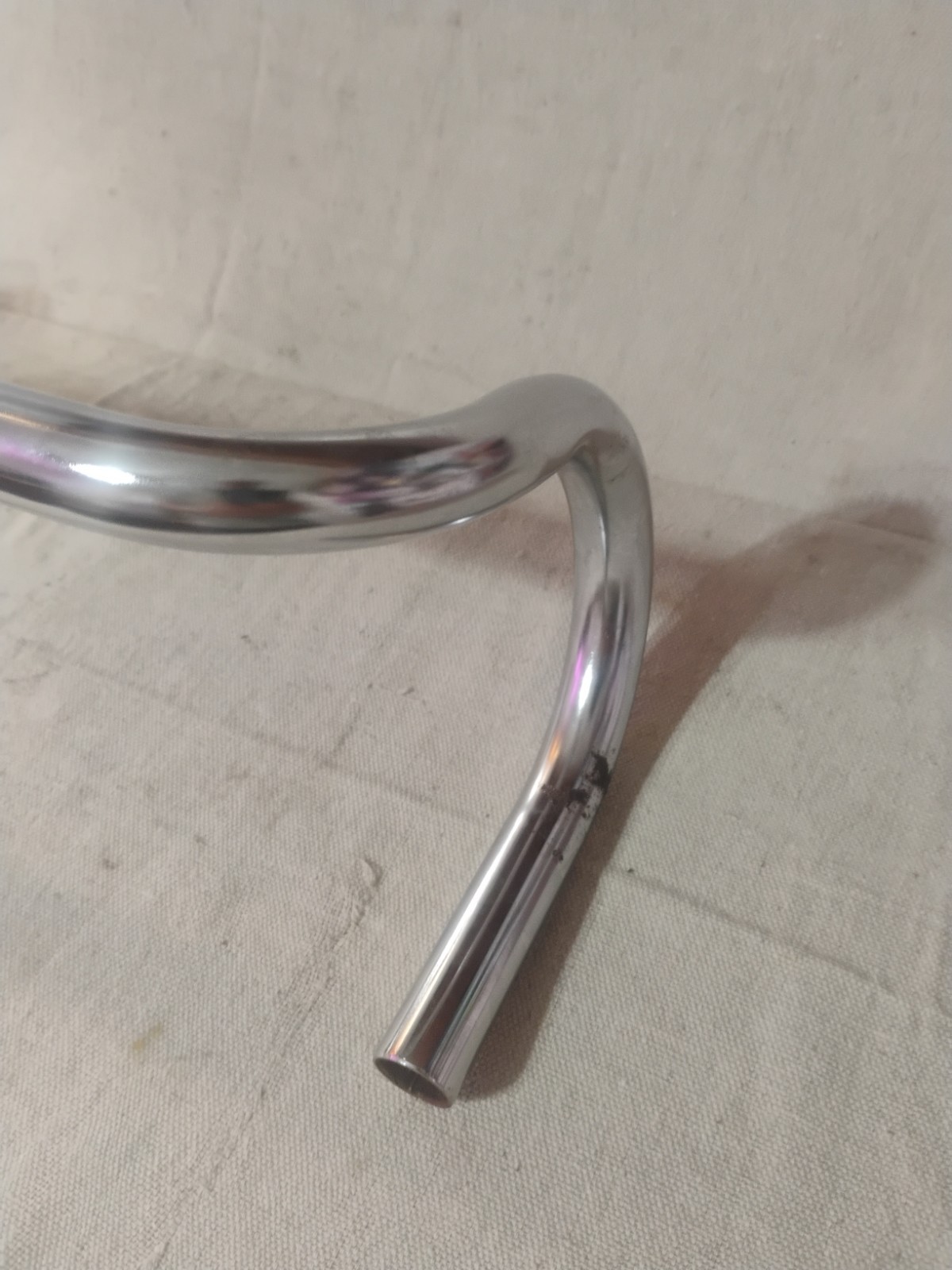 Gently Used Chrome Drop Down Handlebars Unbranded 25.4MM About 17″ Wide