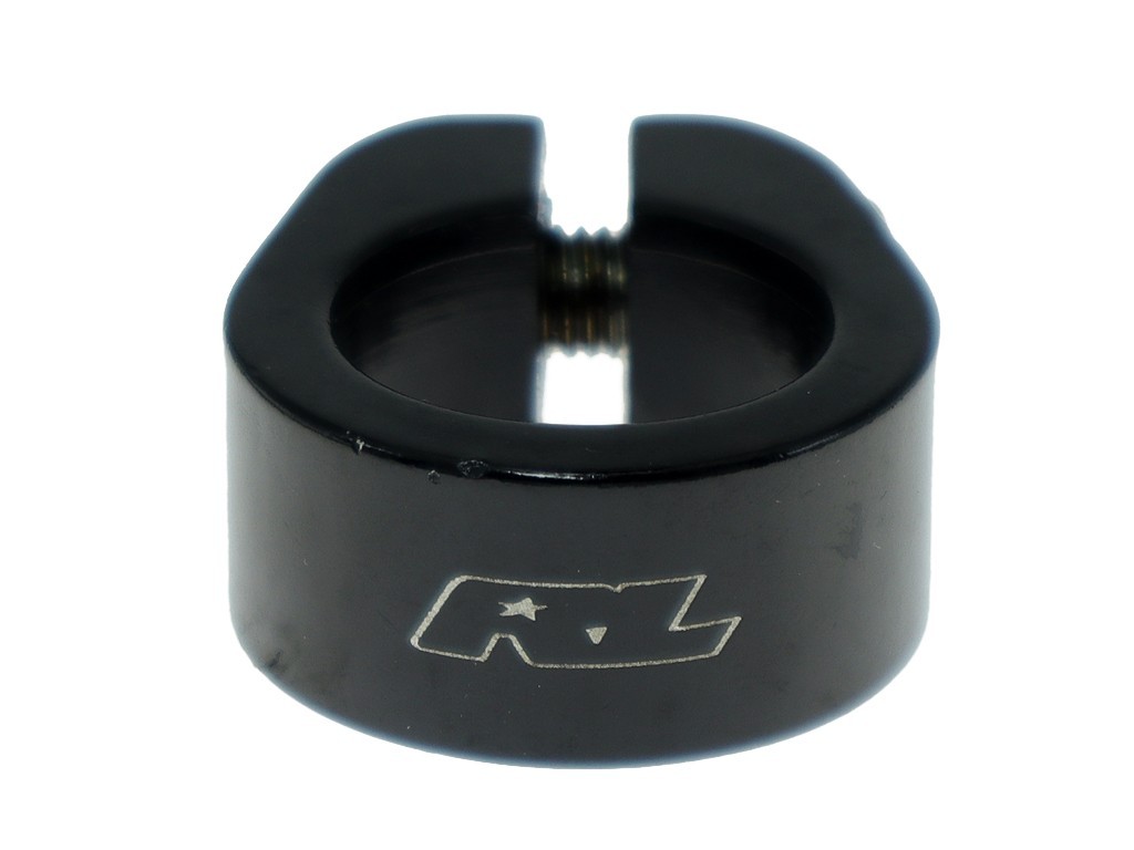 NOS Vintage RedLine RL Race Star Alloy Bolt-On BMX Seat Post Clamp 28.6 mm Black
