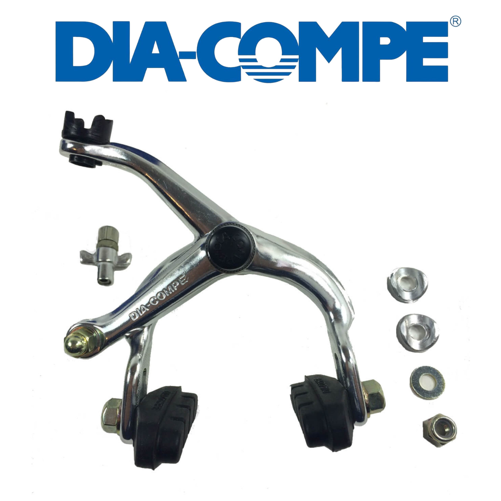 Dia Compe DC505Q REAR 45-57mm Side Pull Brake Caliper Bike New Vintage Silver