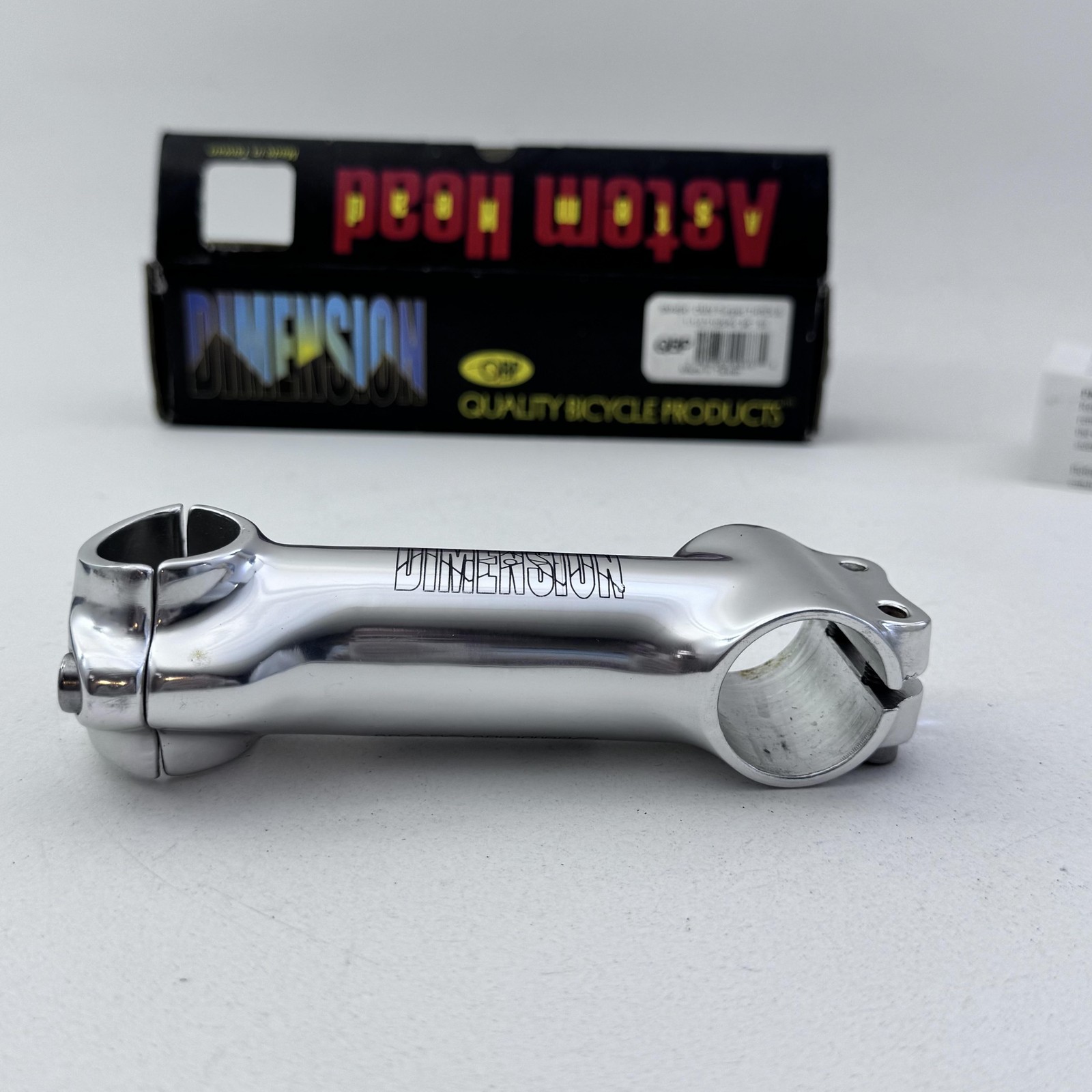 Dimension Threadless Stem 11/8 105/84mm Silver Forged Alloy QBP SM4541 DMN A47