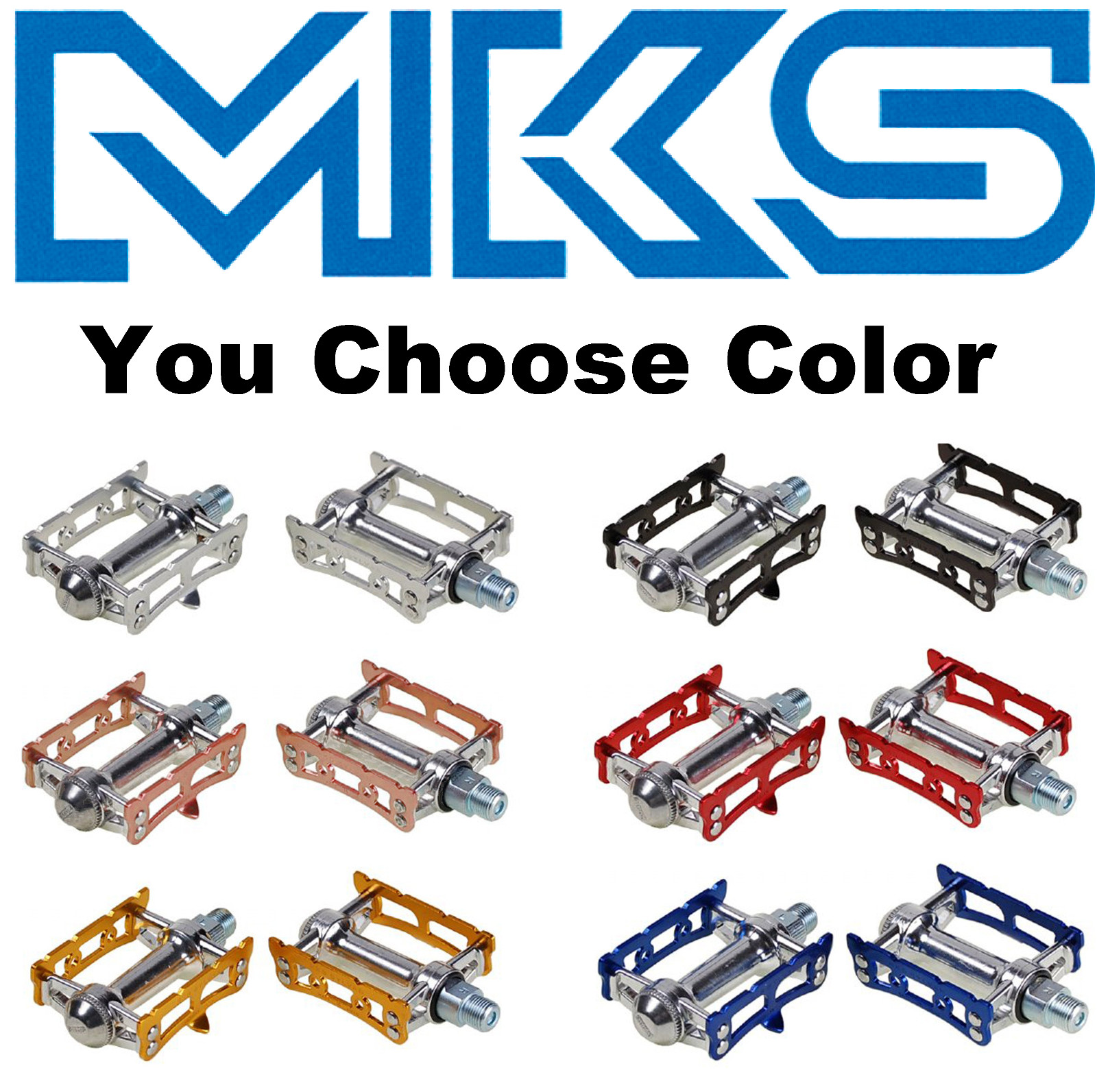 Choose Color MKS Sylvan Track Pedals Japanese Road Fixed Gear Track Bike Vintage