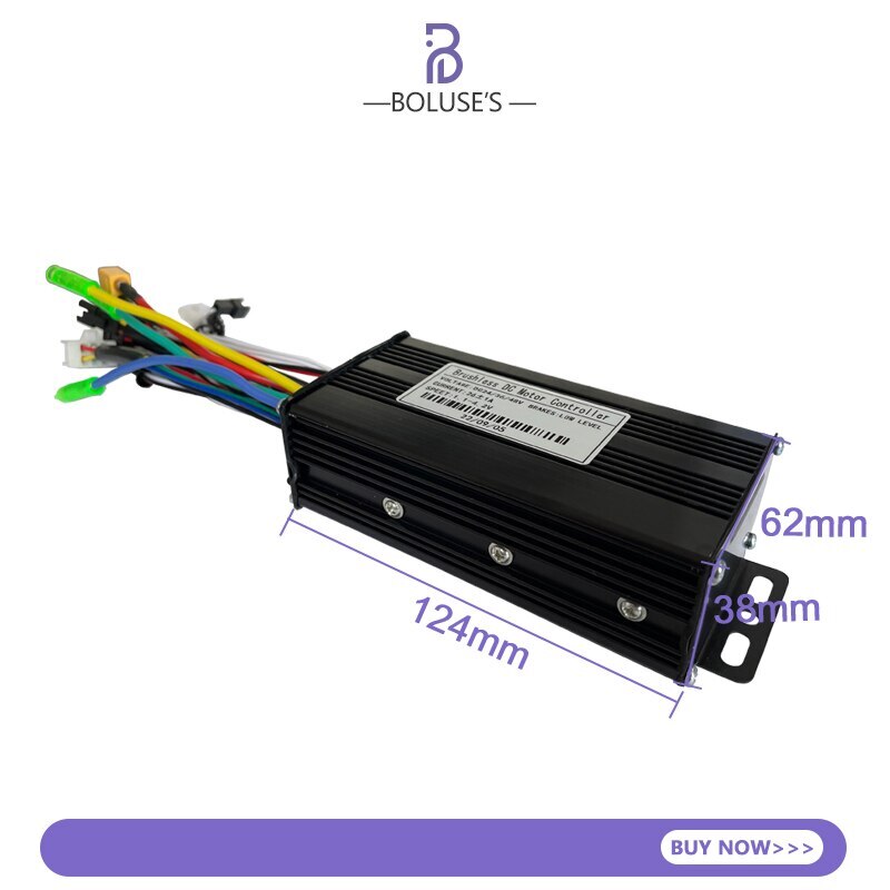 E-bike Controller 26A 500W 750W Sinewave Controller Display Panel 24V 36V 48V