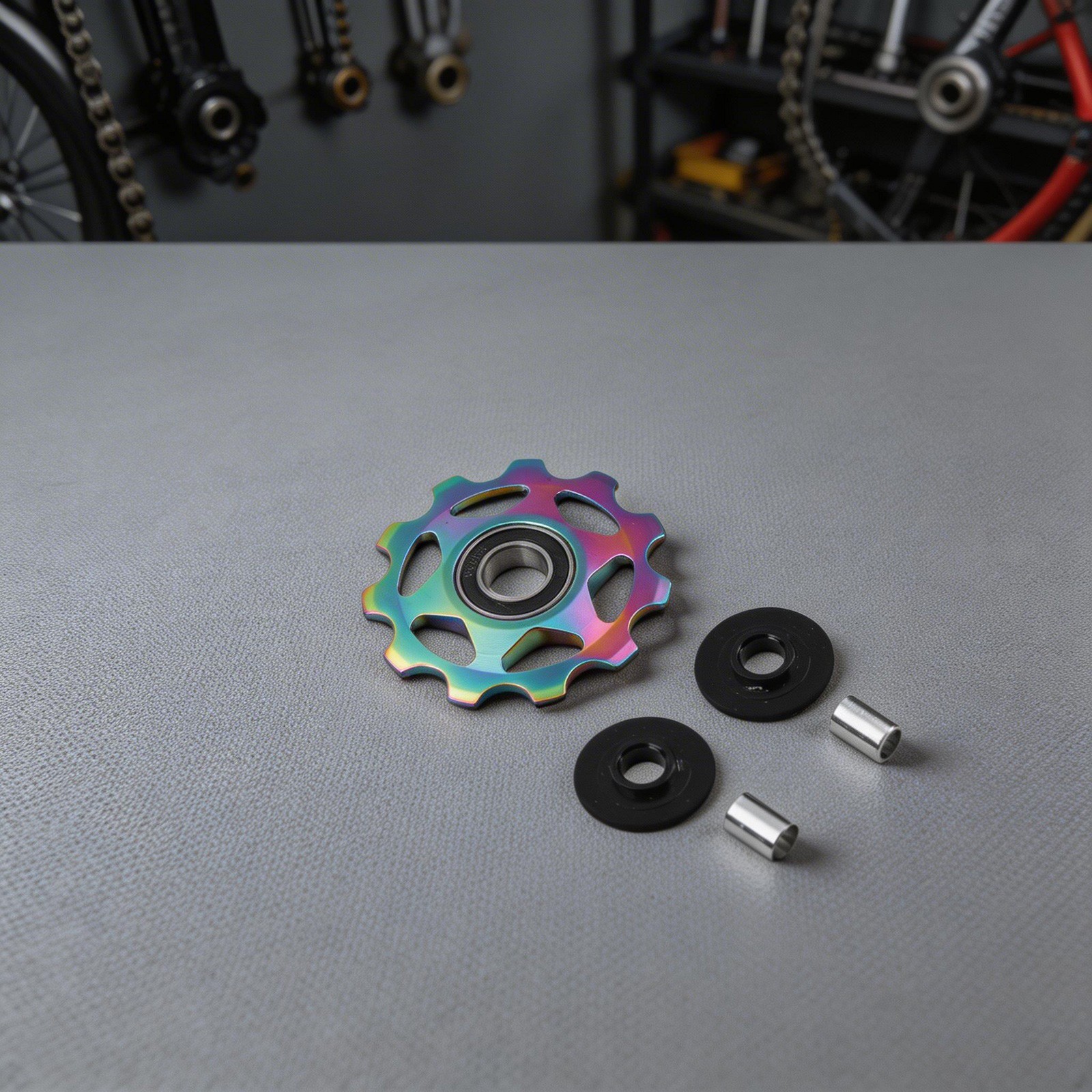 Aluminum Alloy 11T 13T Derailleur Roller Wheel for Mountain and Road Bikes