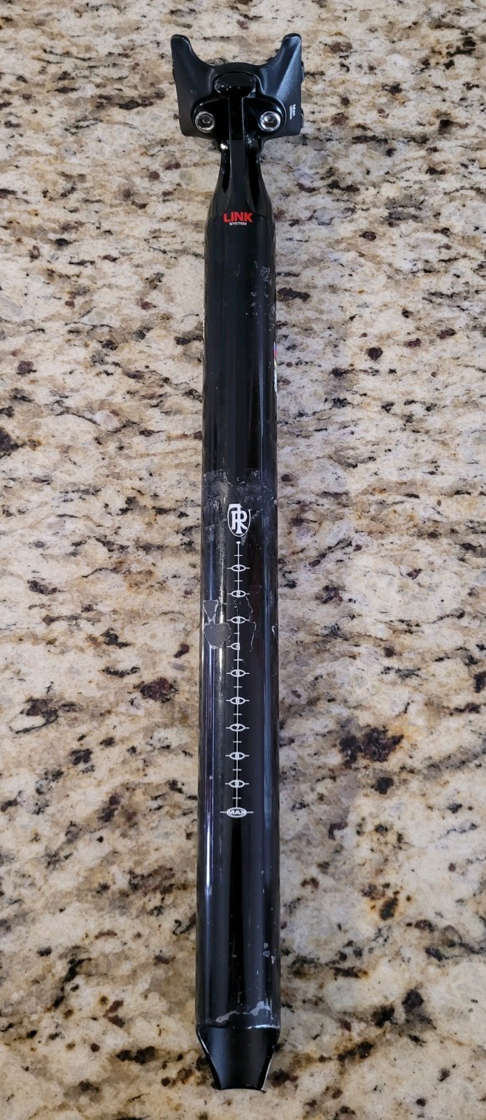 Ritchey WCS Link Seatpost 31.6x400mm Wet Black 20mm Offset Twin Bolt