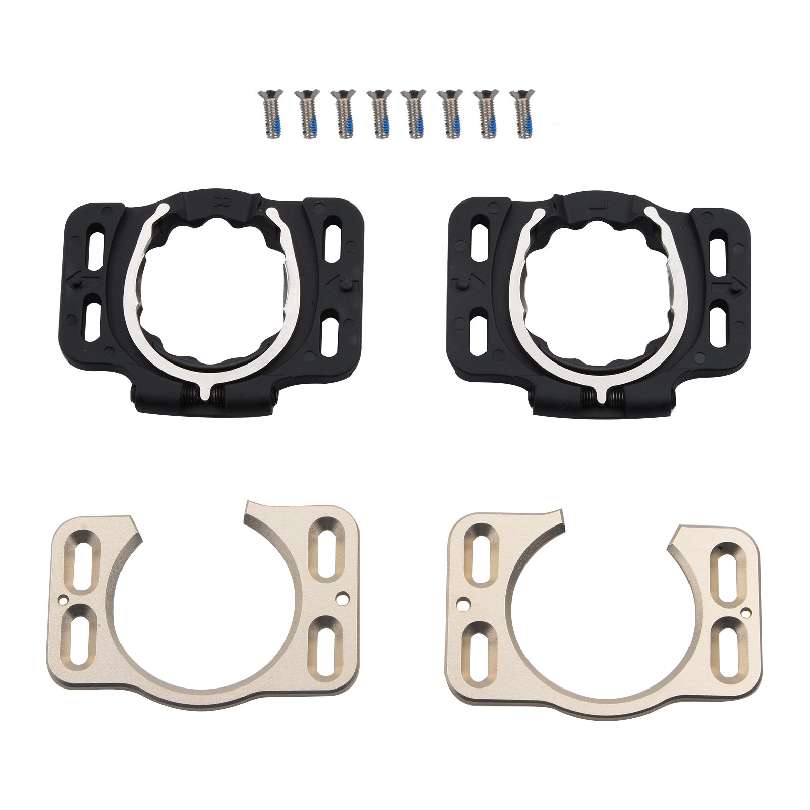 2PCS Quick Release Pedal Clip Bicycle Shoe Cleats Adapter For Speedplay Zero