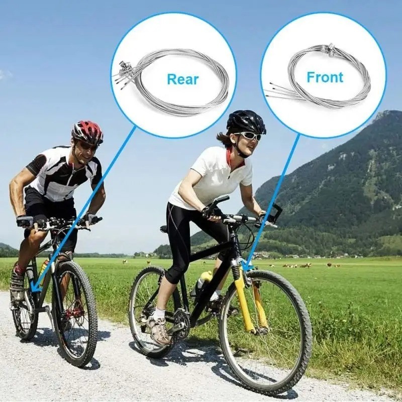 MTB Bike Brake & Shift Cable Set 1-10PCS 2M Inner Wire for Road Mountain Bike