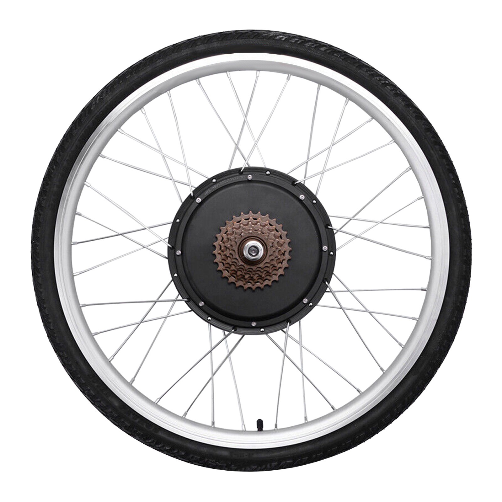 26″ Rear Wheel Electric Bicycle Conversion Kit E-Bike Motor Hub Kit 1000W 48V！