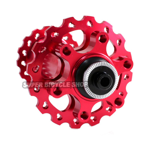 Circus Monkey HDW MTB Front Disc Hub,24 Hole,Red