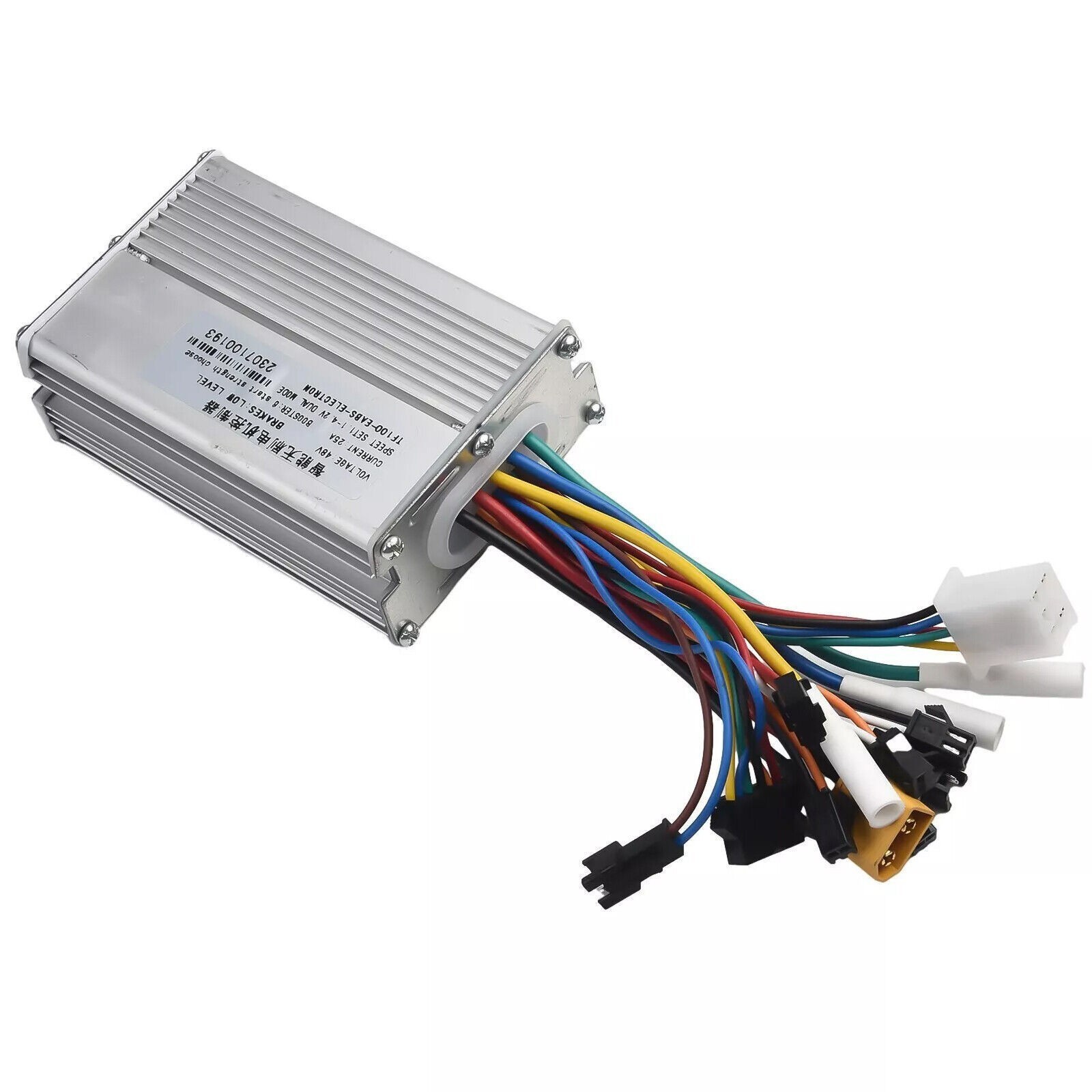 48V-25A 1200W Brushless Motor Controller & LCD Display + 6 Pin Cable For Scooter
