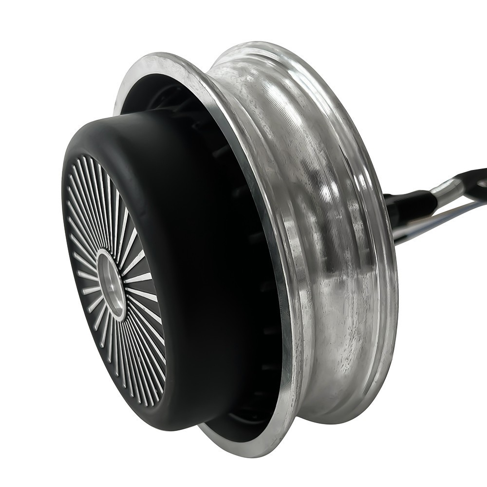 10 Inch 2500W 48-72V Dual Hall Single Shaft Hub Disc Brake Scooter Motor