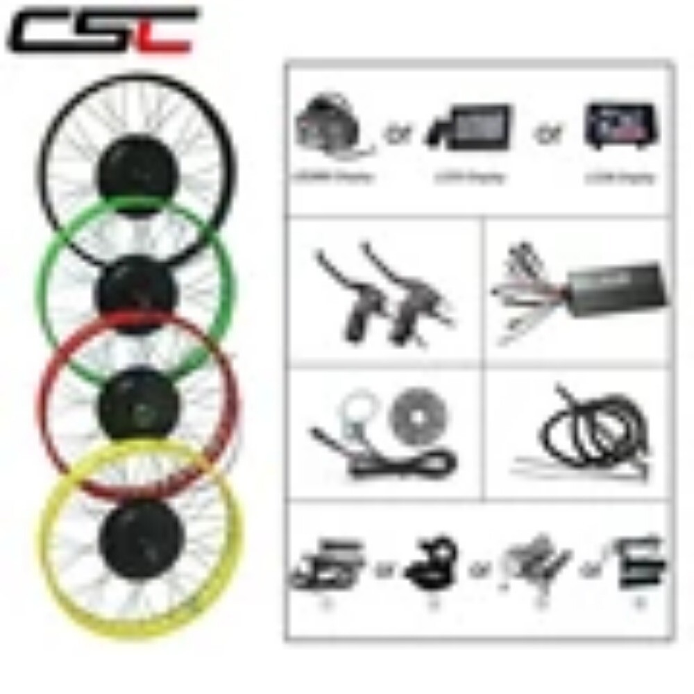 48V 1500W E-bike Motor Brushless Front Rear Freewheel/Cassette Hub Motor