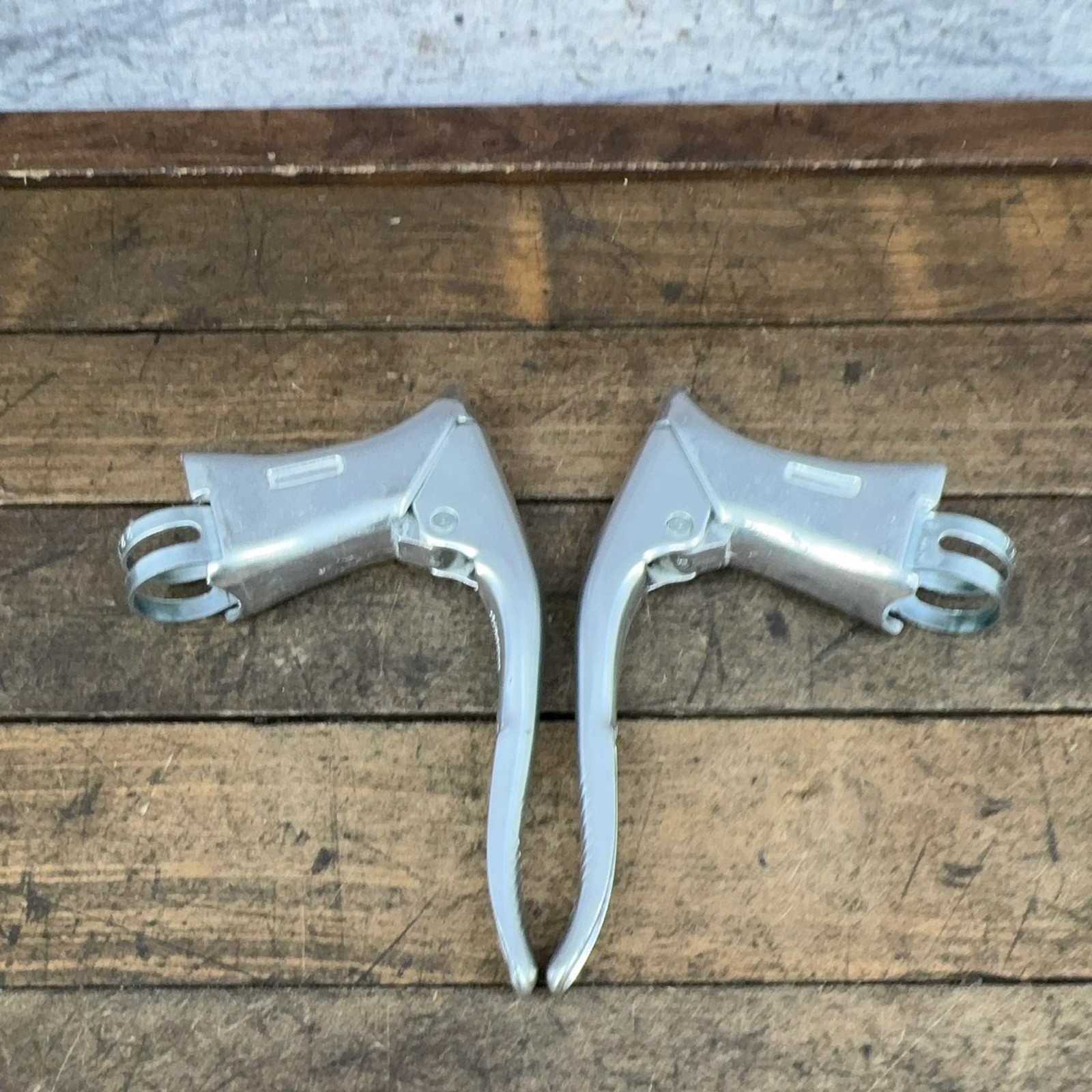 Vintage Shimano BRS Blaze Brake Lever Set NOS Aero Drop Bar Silver 23.8