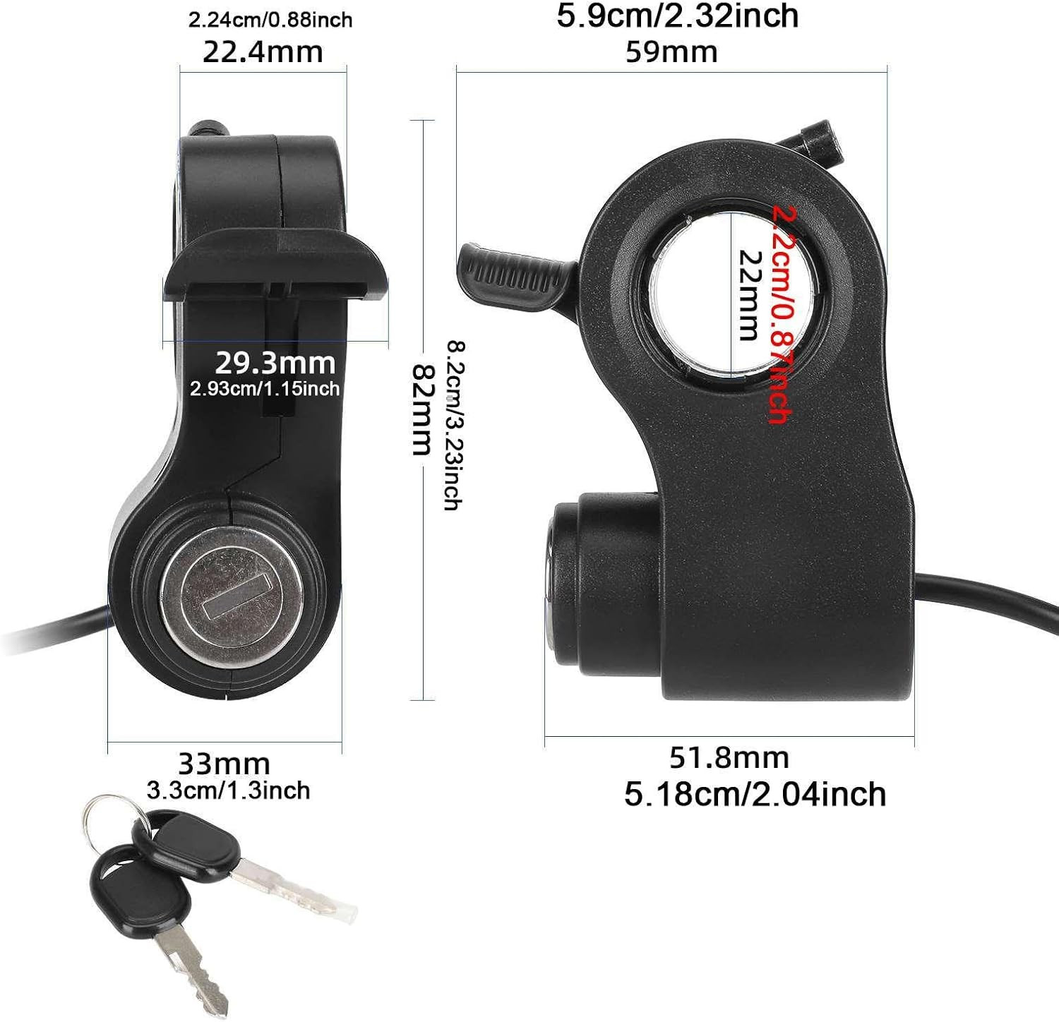Accelerator Thumb Throttle Accelerator Professional Repairment Electric Bike Loc